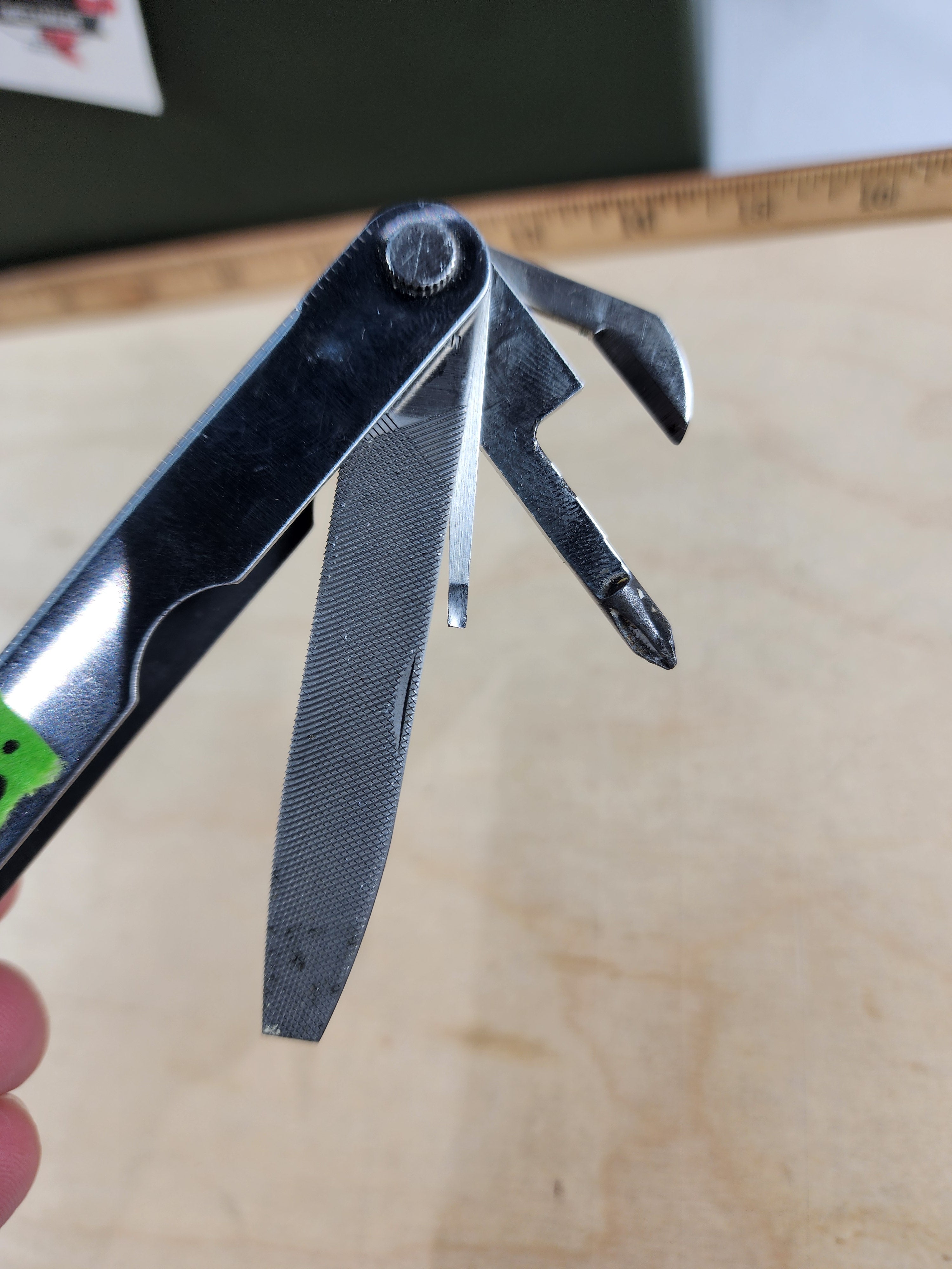 Leatherman PST #-81 Original, light usage, 0894/0994, small screwdriver slightly bent