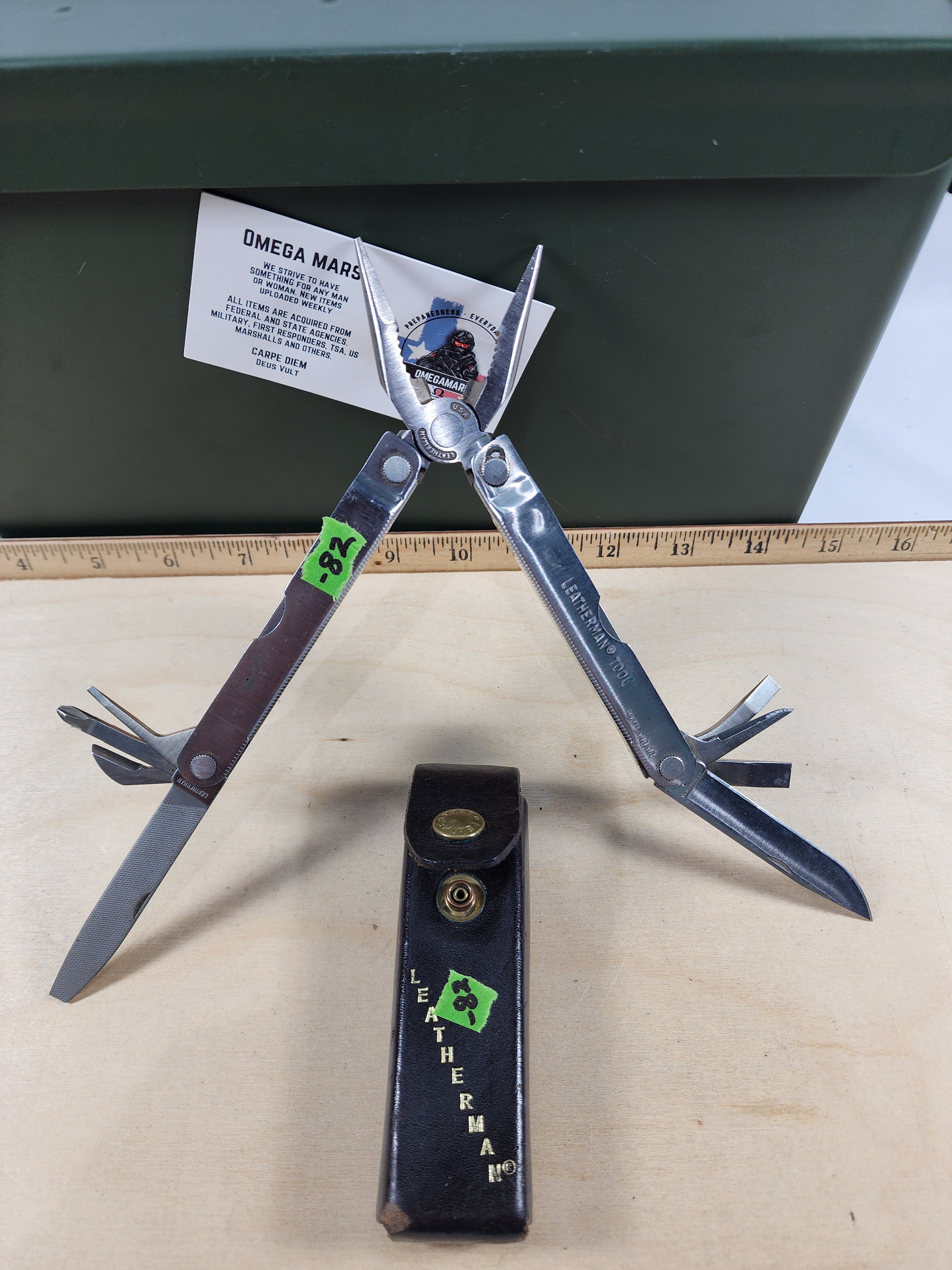 Leatherman PST #-82 Original, light usage, possible rust, 0398/0298