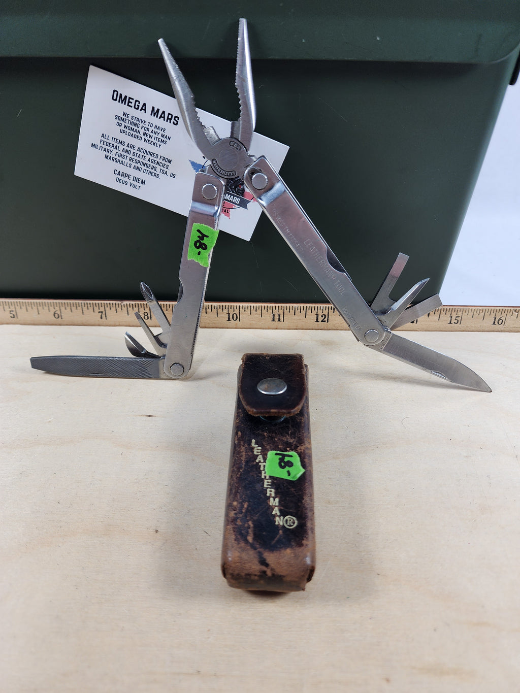 Leatherman PST #-84 Original, light usage, wire cutters chipped 0993 dates