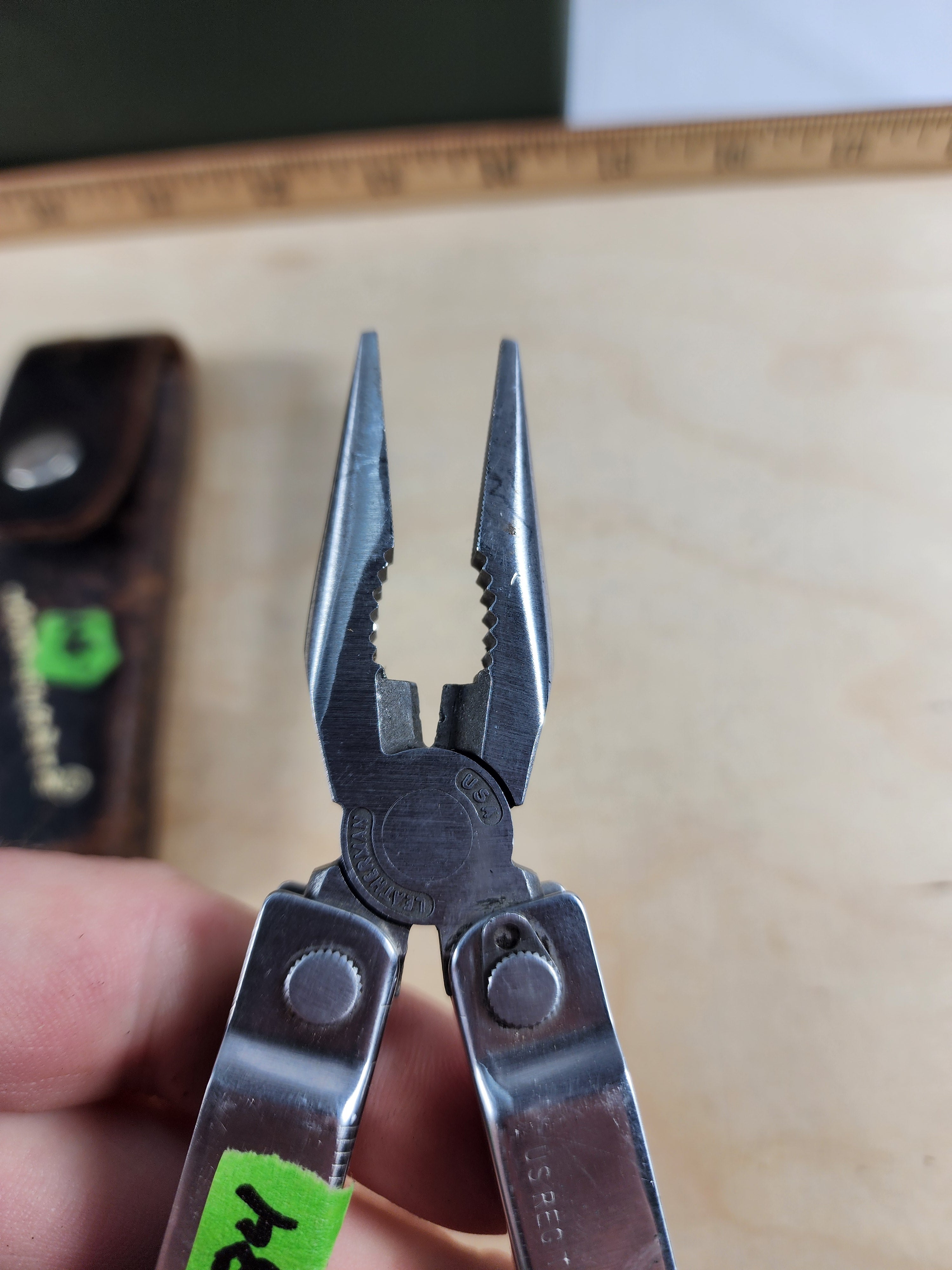 Leatherman PST #-84 Original, light usage, wire cutters chipped 0993 dates