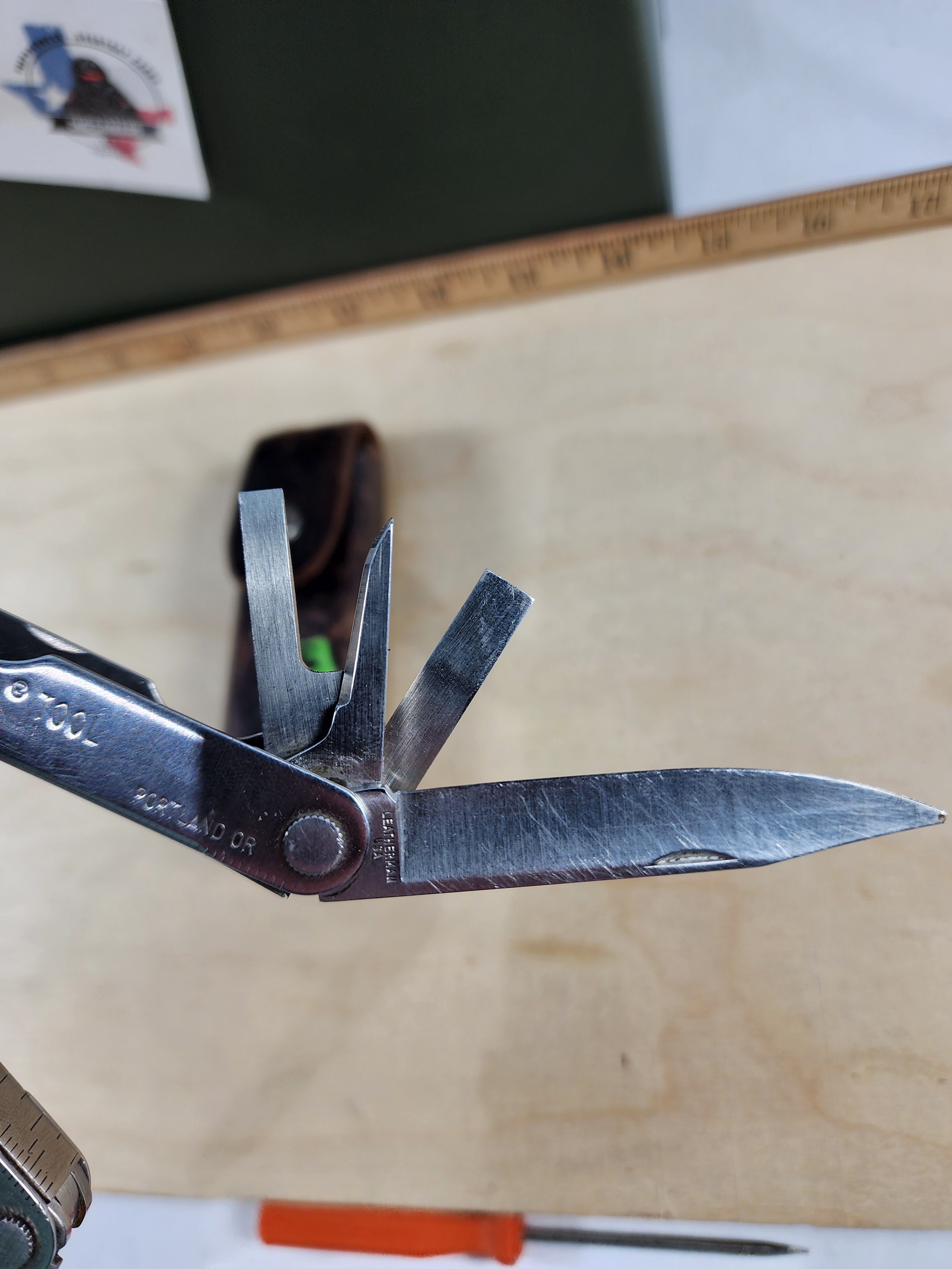 Leatherman PST #-84 Original, light usage, wire cutters chipped 0993 dates