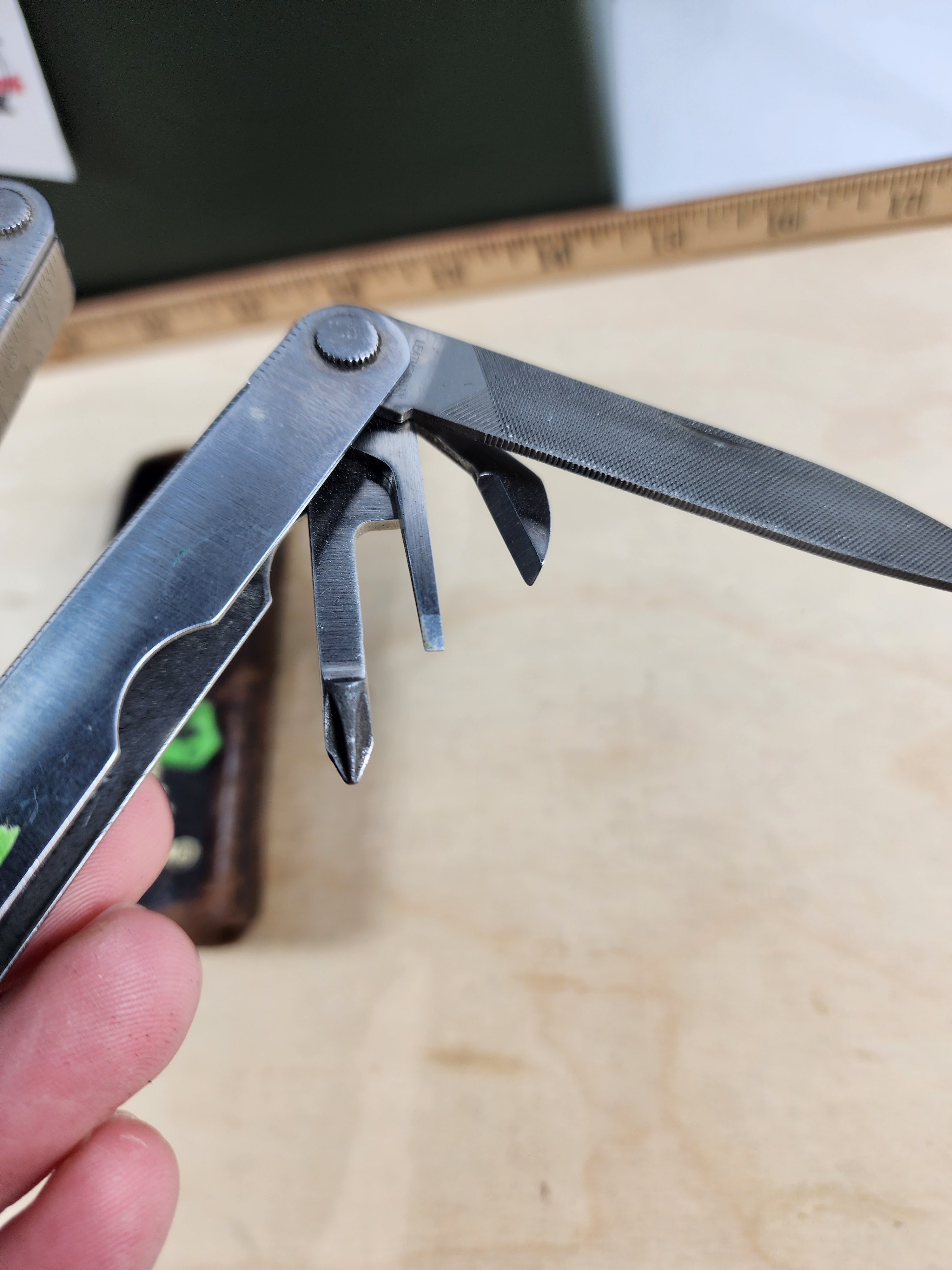 Leatherman PST #-84 Original, light usage, wire cutters chipped 0993 dates