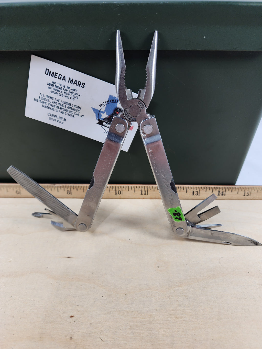 Leatherman PST #-87 Original, light usage, No dates, wire cutters damaged