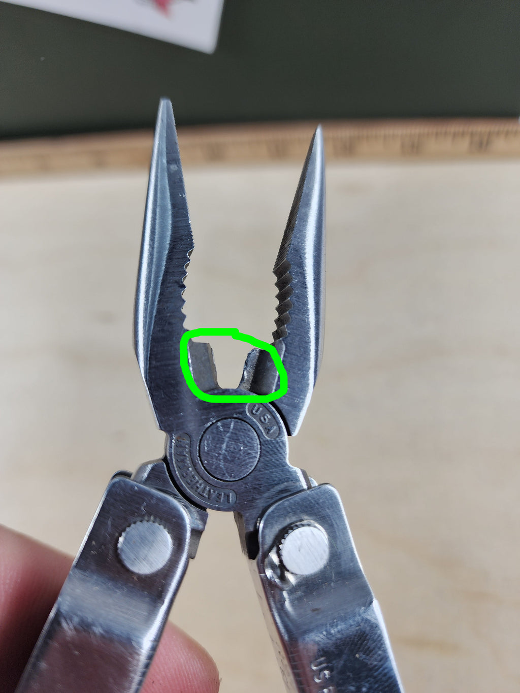 Leatherman PST #-87 Original, light usage, No dates, wire cutters damaged