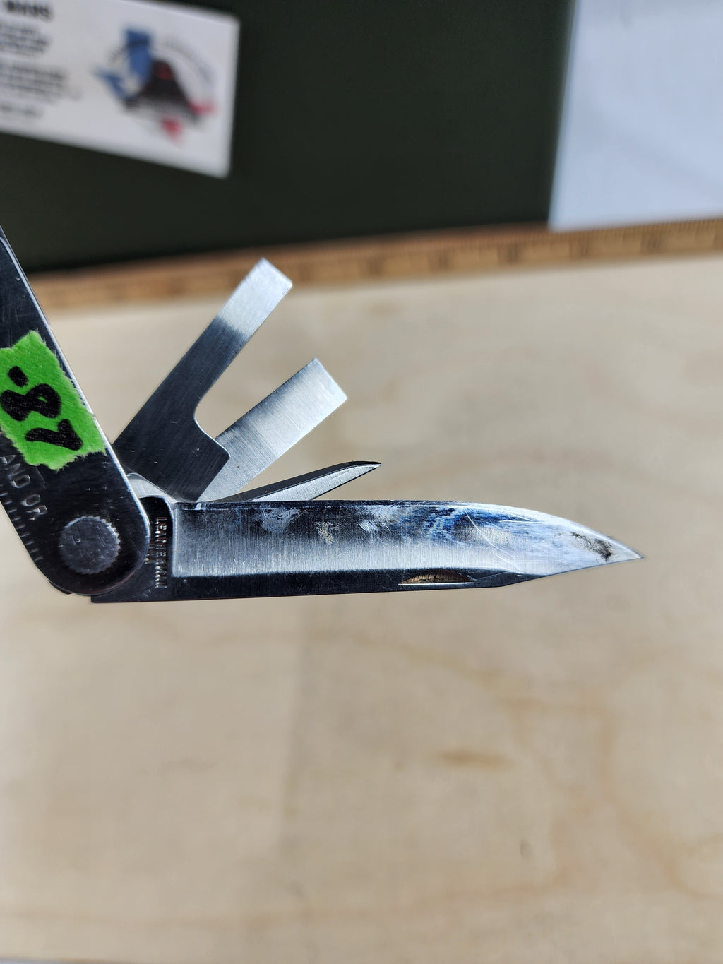 Leatherman PST #-87 Original, light usage, No dates, wire cutters damaged