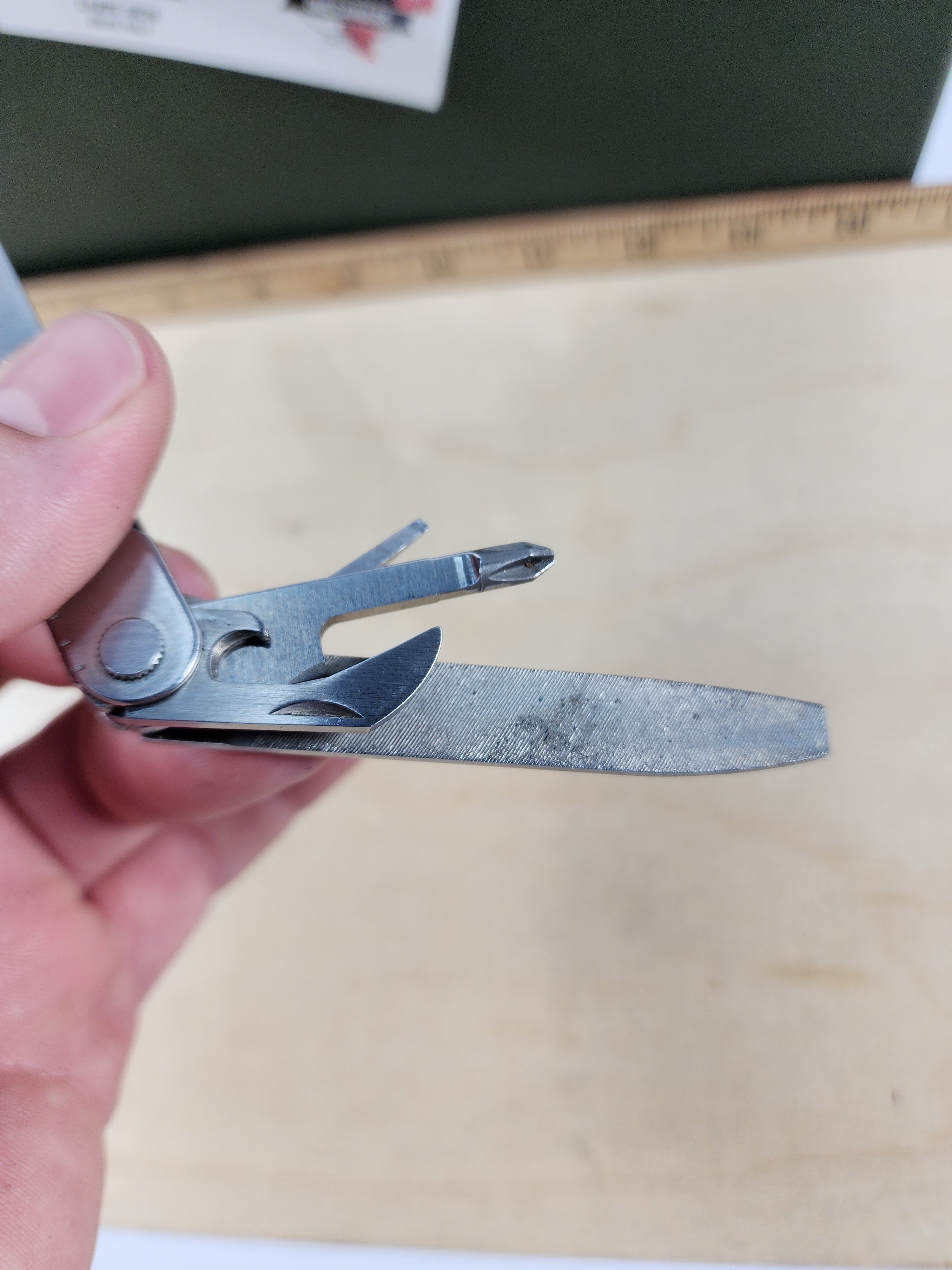 Leatherman PST #-87 Original, light usage, No dates, wire cutters damaged