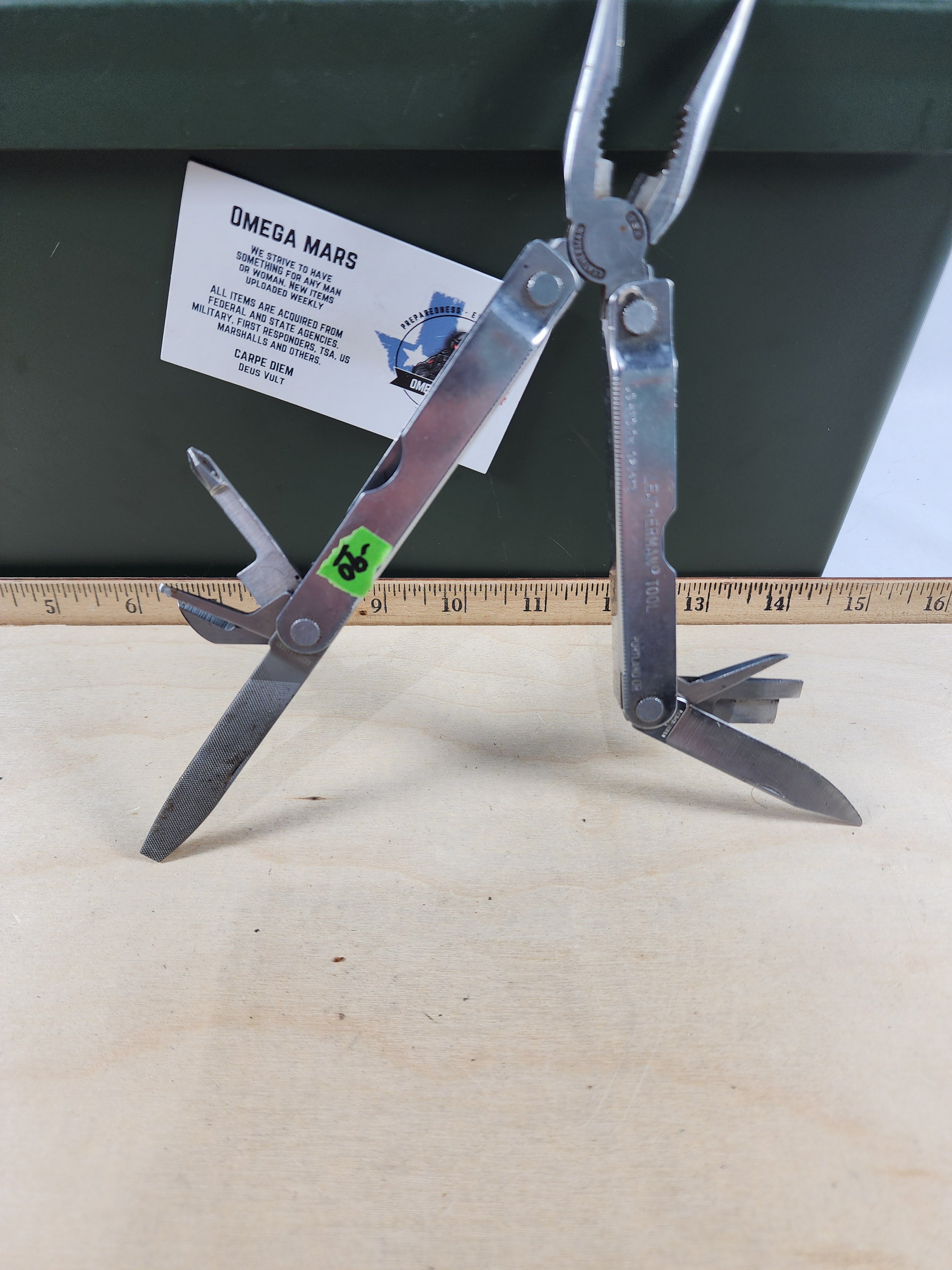 Leatherman PST #-90 Original, light usage, 0894 dates, wirecutter damaged