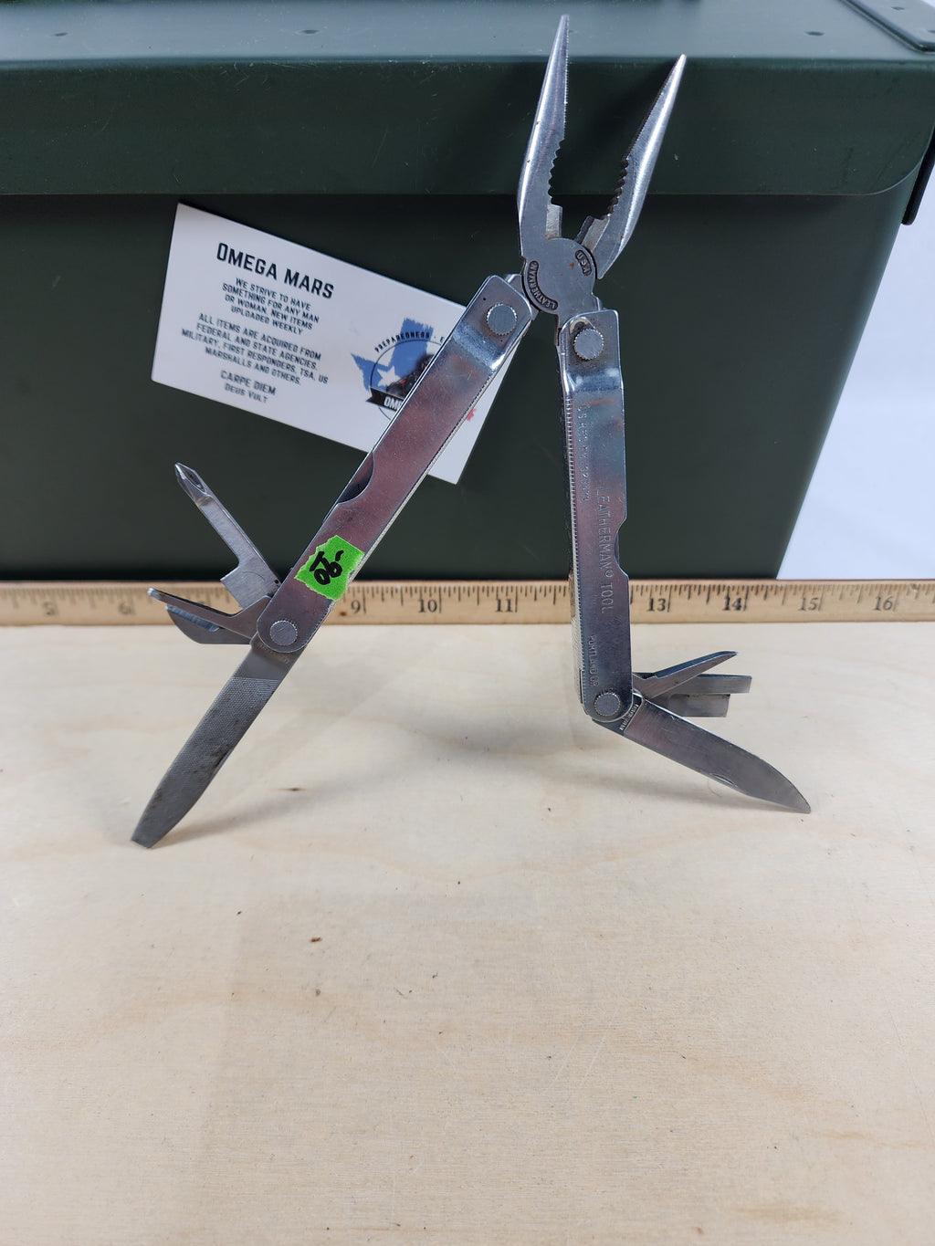 Leatherman PST #-90 Original, light usage, 0894 dates, wirecutter damaged