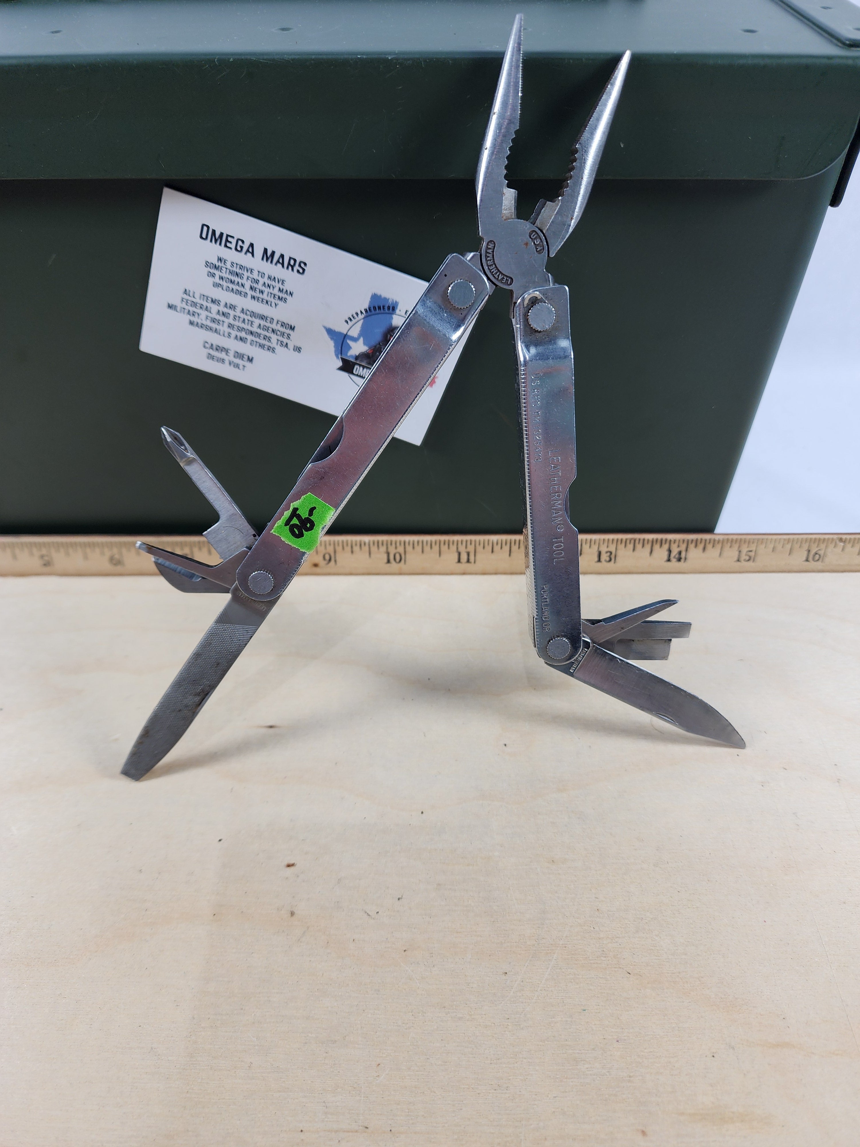 Leatherman PST #-90 Original, light usage, 0894 dates, wirecutter damaged
