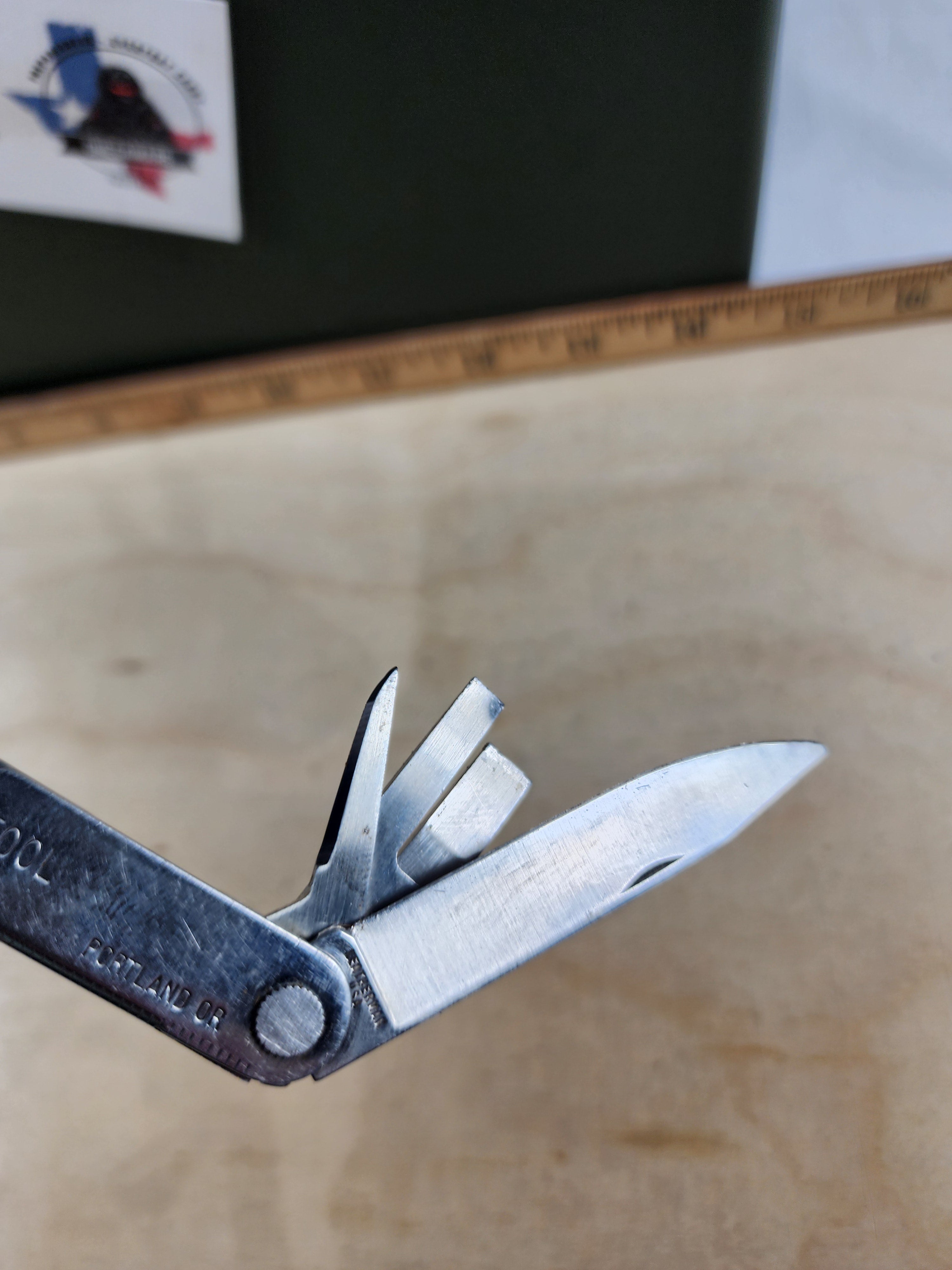 Leatherman PST #-90 Original, light usage, 0894 dates, wirecutter damaged
