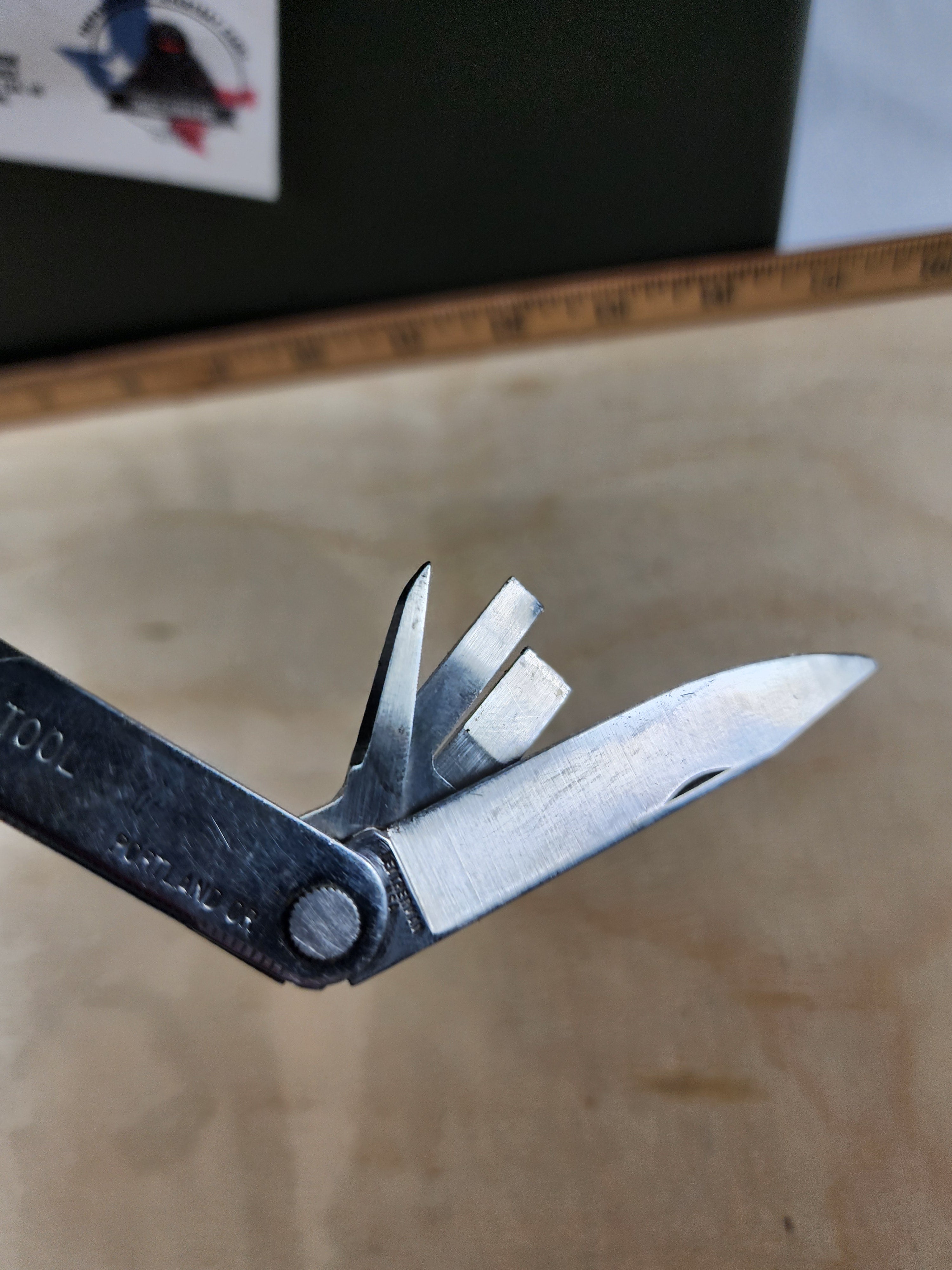 Leatherman PST #-90 Original, light usage, 0894 dates, wirecutter damaged