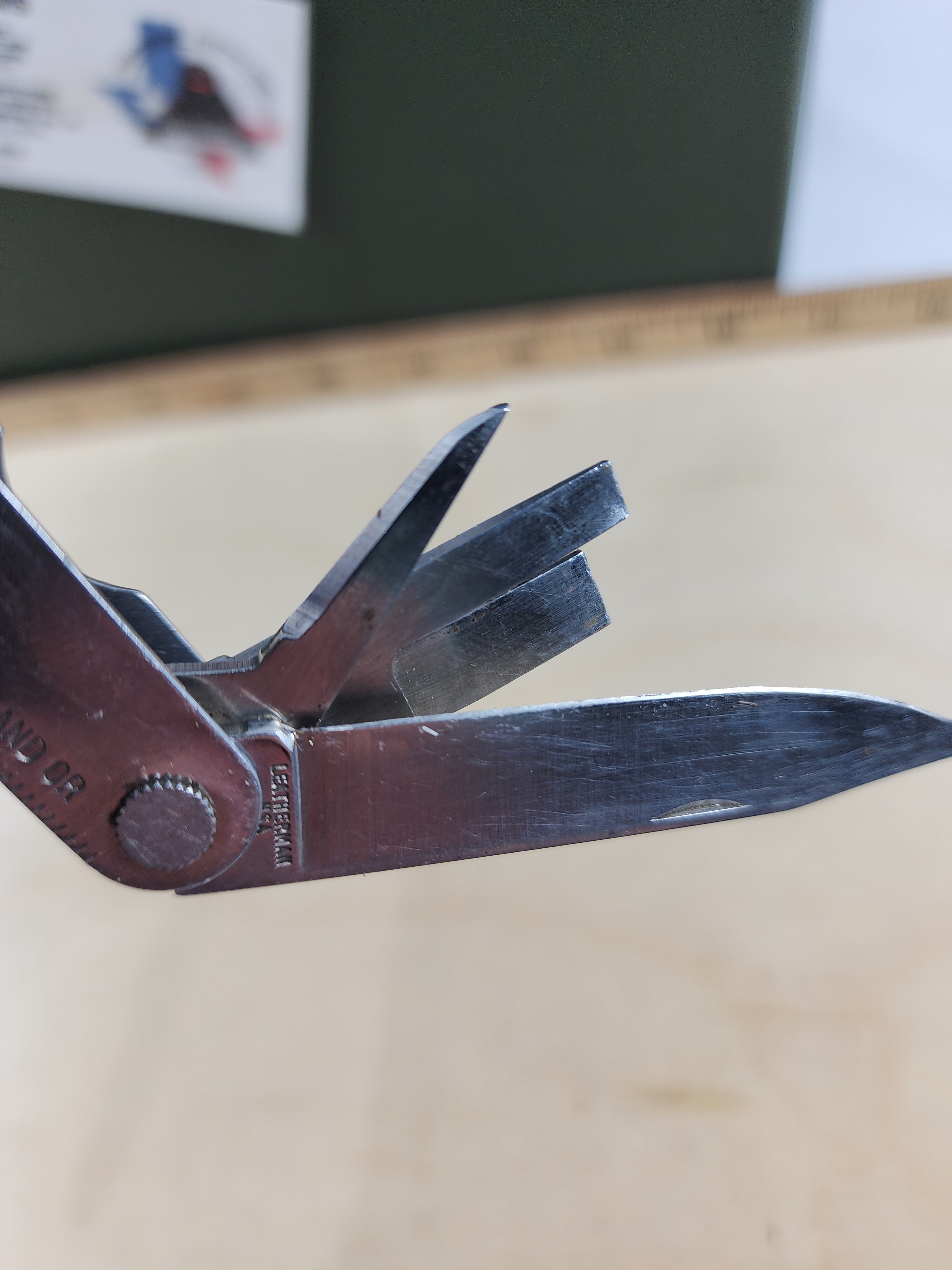 Leatherman PST #-90 Original, light usage, 0894 dates, wirecutter damaged