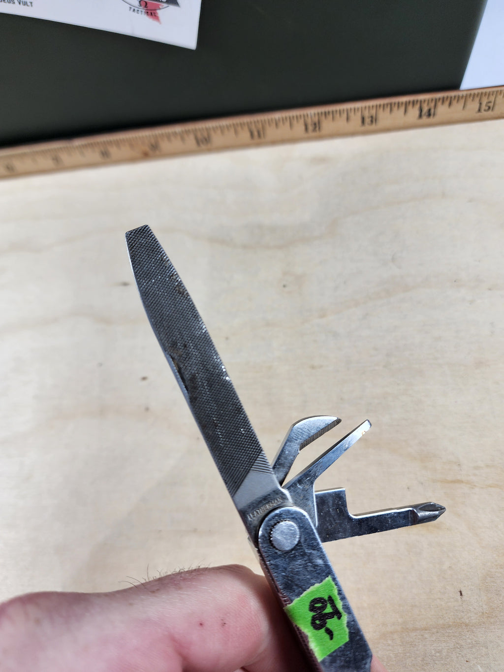 Leatherman PST #-90 Original, light usage, 0894 dates, wirecutter damaged