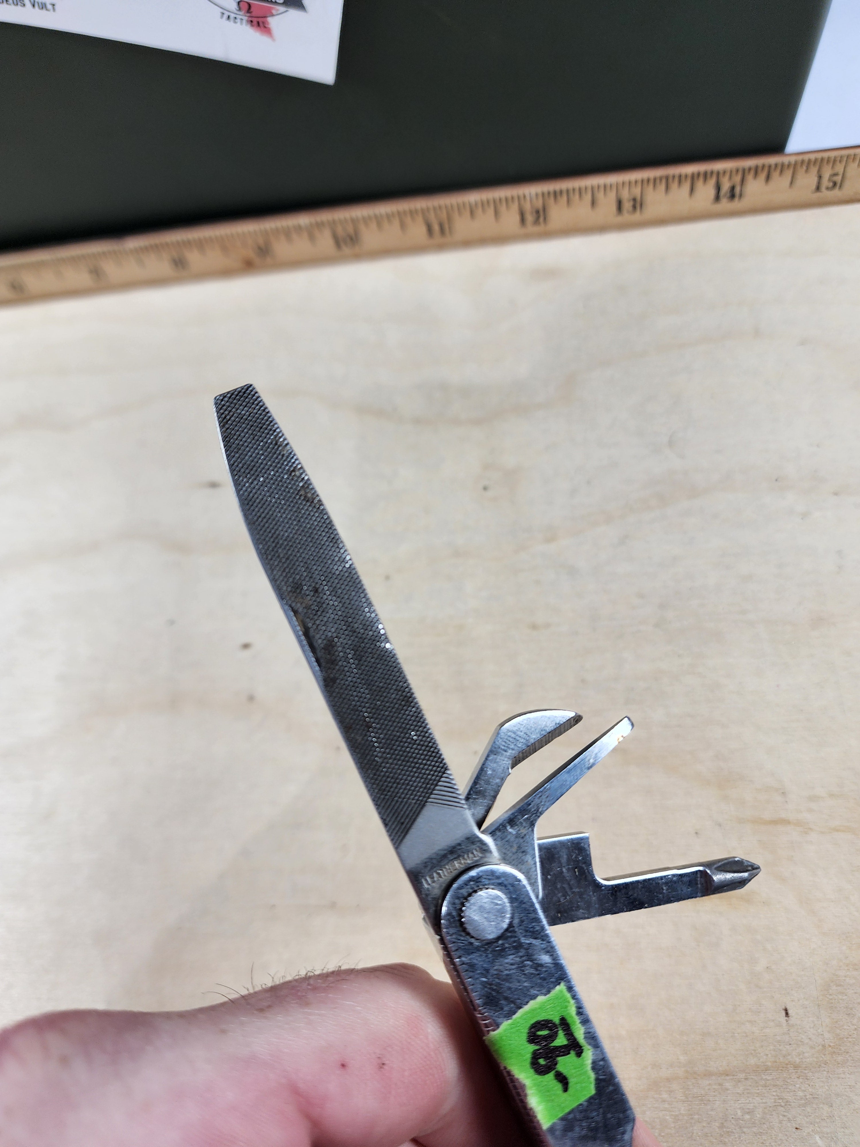 Leatherman PST #-90 Original, light usage, 0894 dates, wirecutter damaged