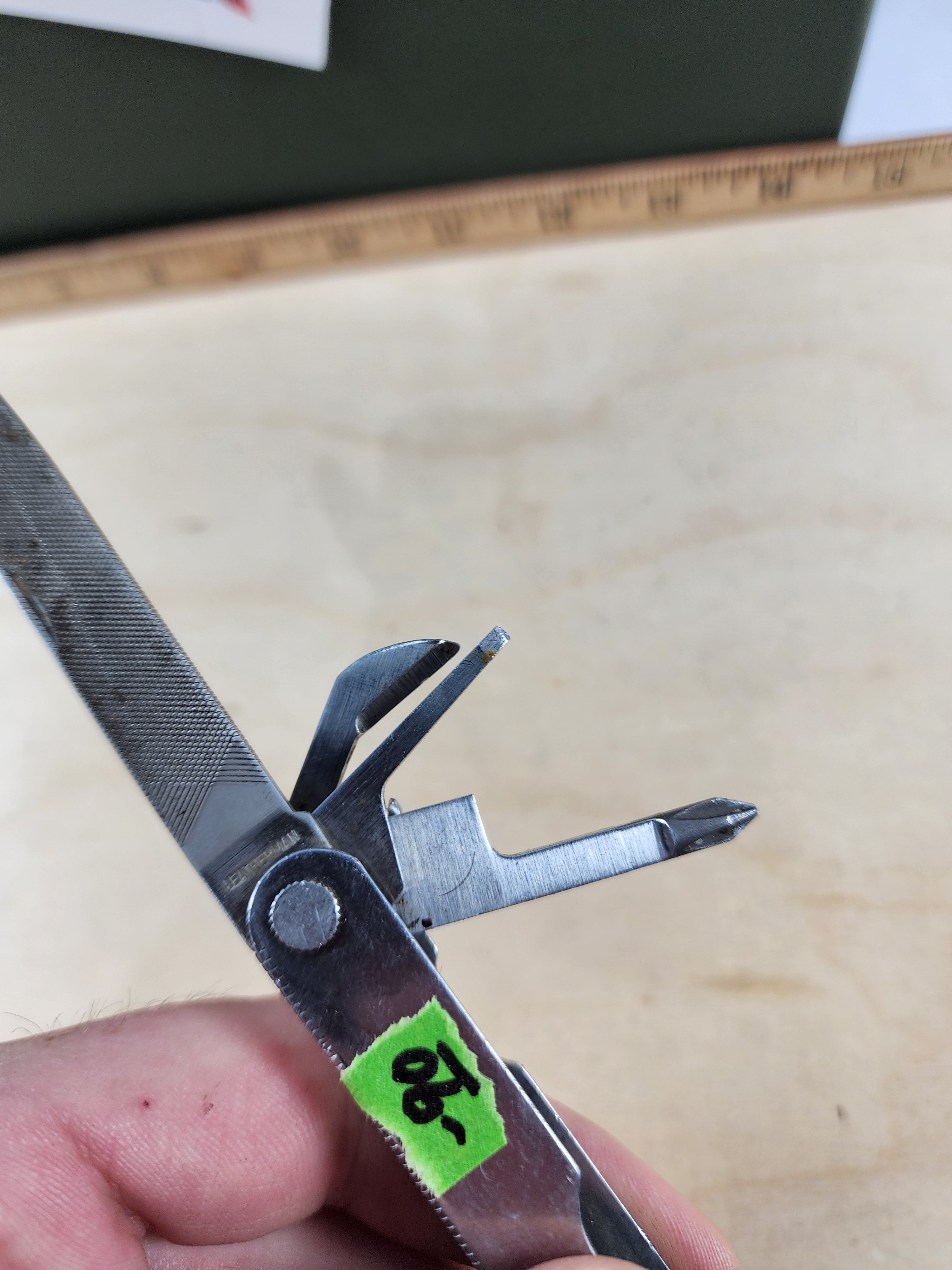 Leatherman PST #-90 Original, light usage, 0894 dates, wirecutter damaged