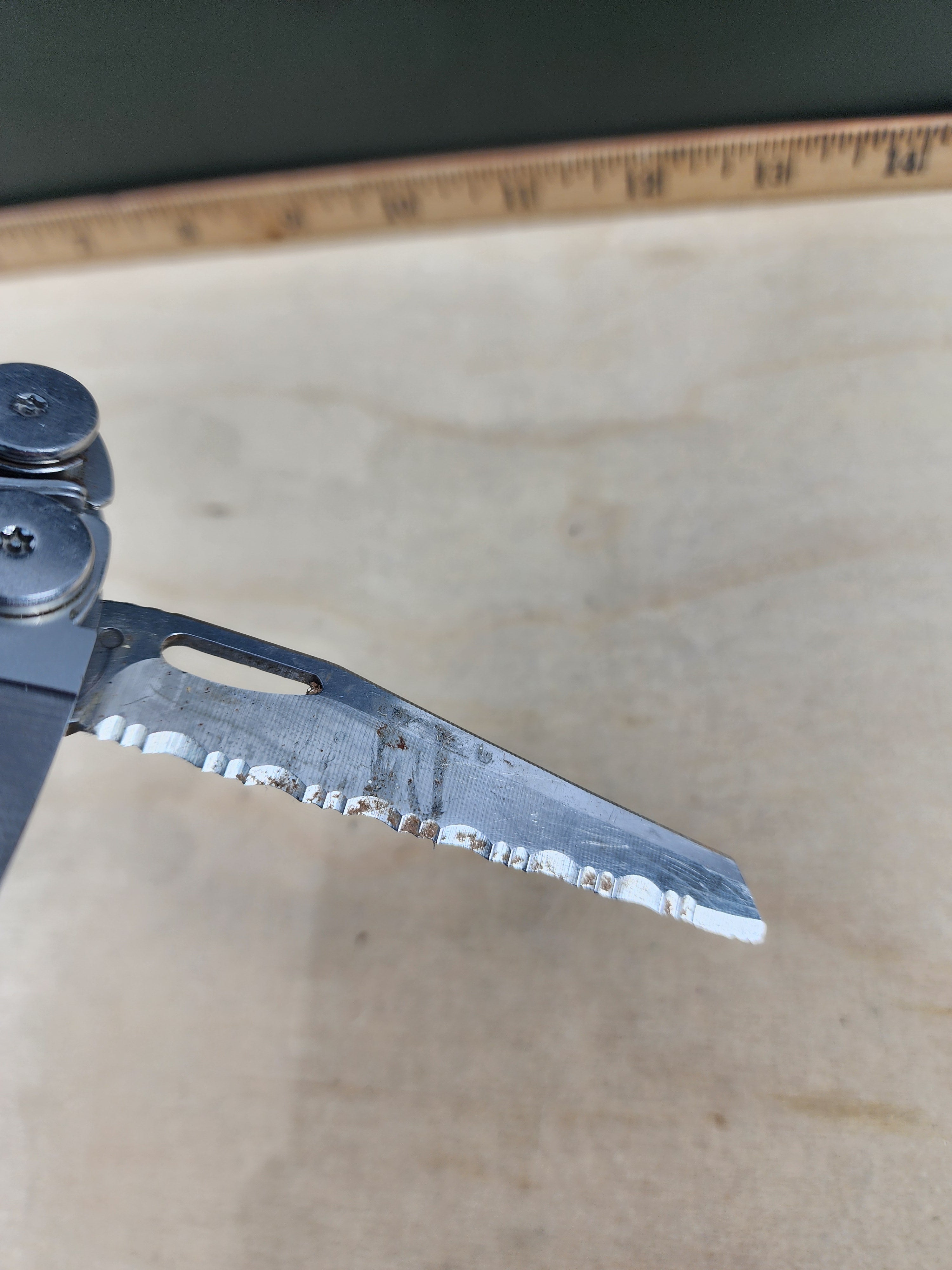 Leatherman Wave #-106 light usage, possible rust/dirty
