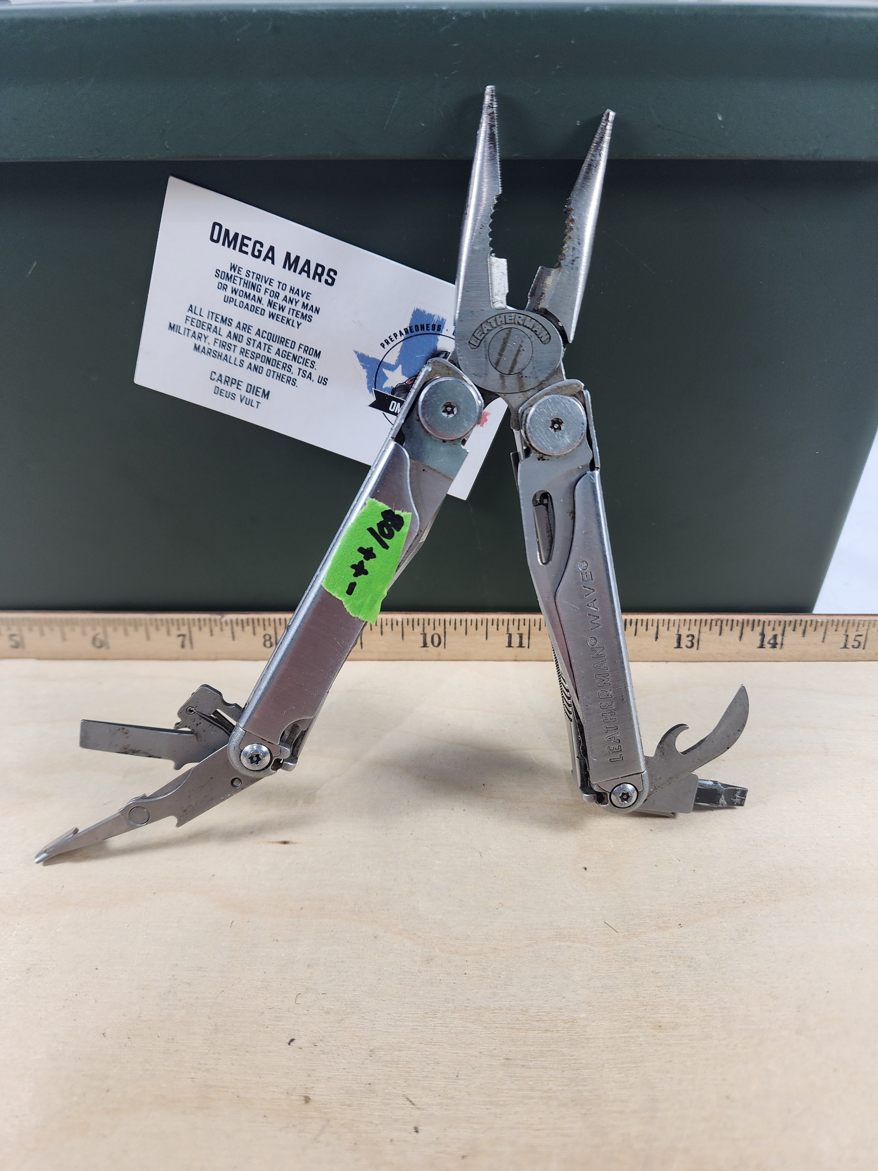 Leatherman Wave #-++108 Moderate usage, dirty, possible rust