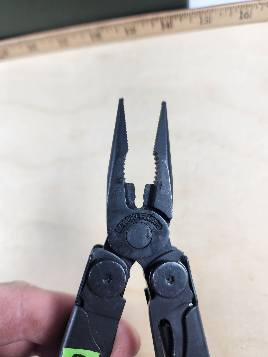 Leatherman Wave #-110 knife resharpened, light usage, dirty
