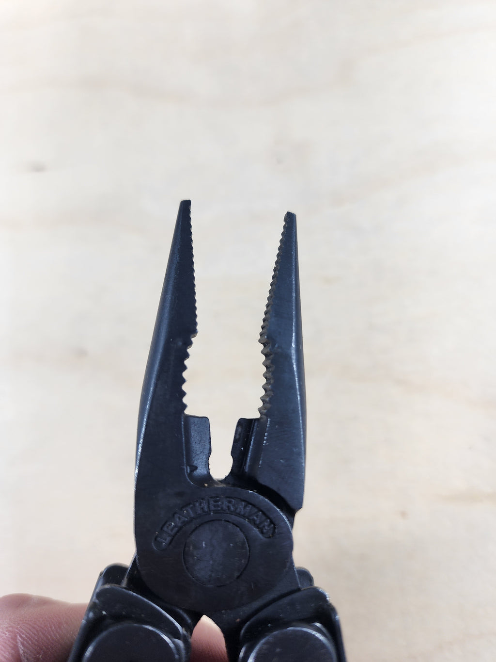 Leatherman Wave #-110 knife resharpened, light usage, dirty