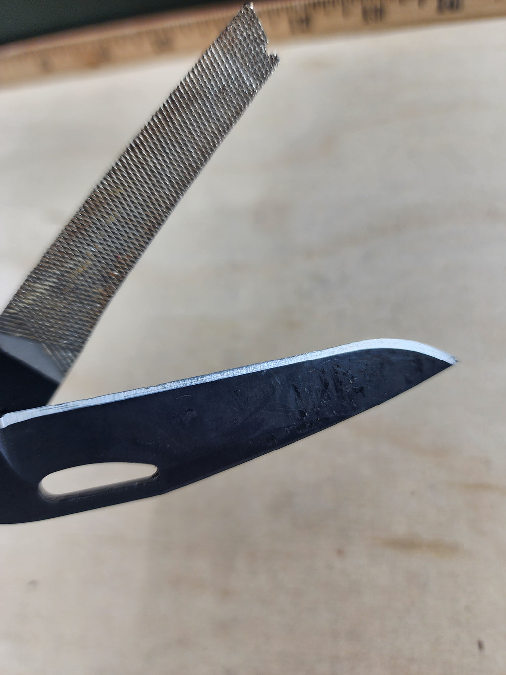 Leatherman Wave #-110 knife resharpened, light usage, dirty