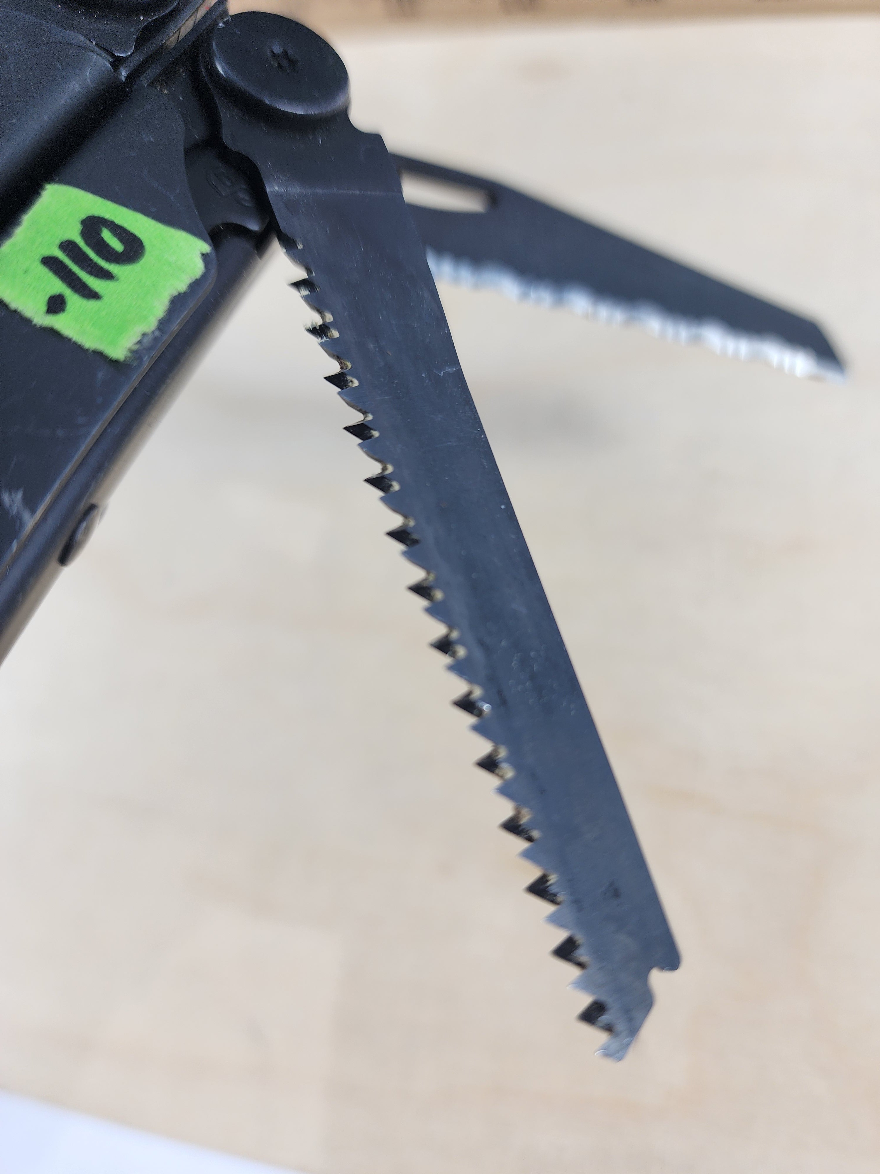 Leatherman Wave #-110 knife resharpened, light usage, dirty