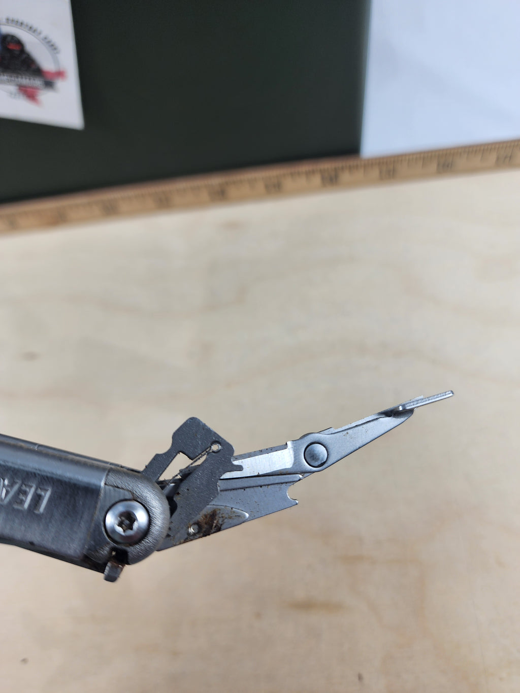 Leatherman Wave Plus #-111 Dirty, rust is present