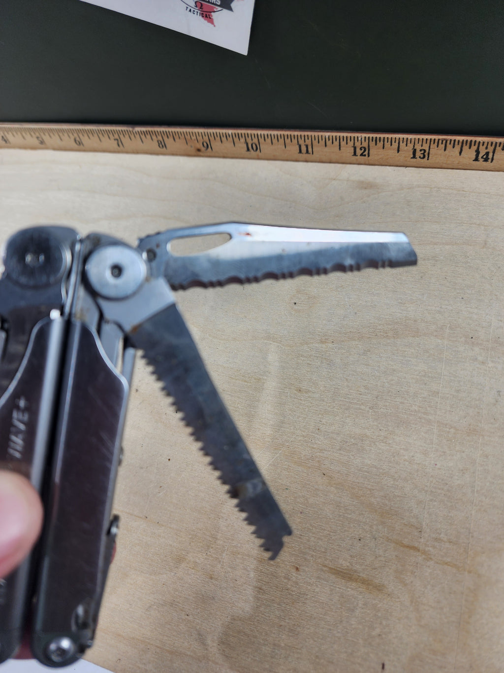 Leatherman Wave Plus #-111 Dirty, rust is present