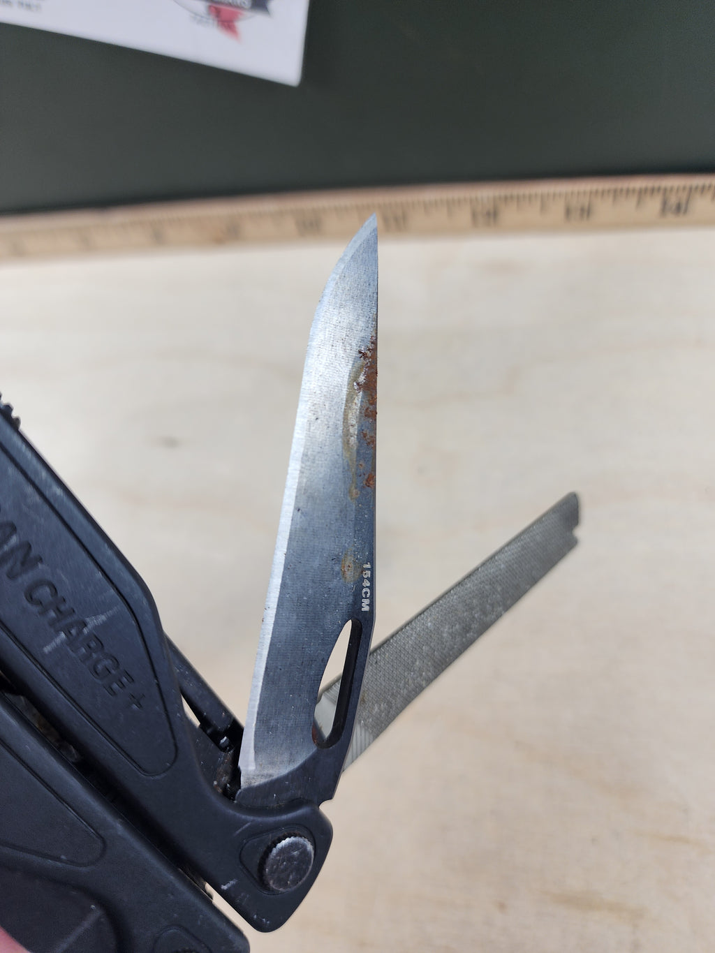 Leatherman Charge + #=-124 Light usage, dirty, rust spots
