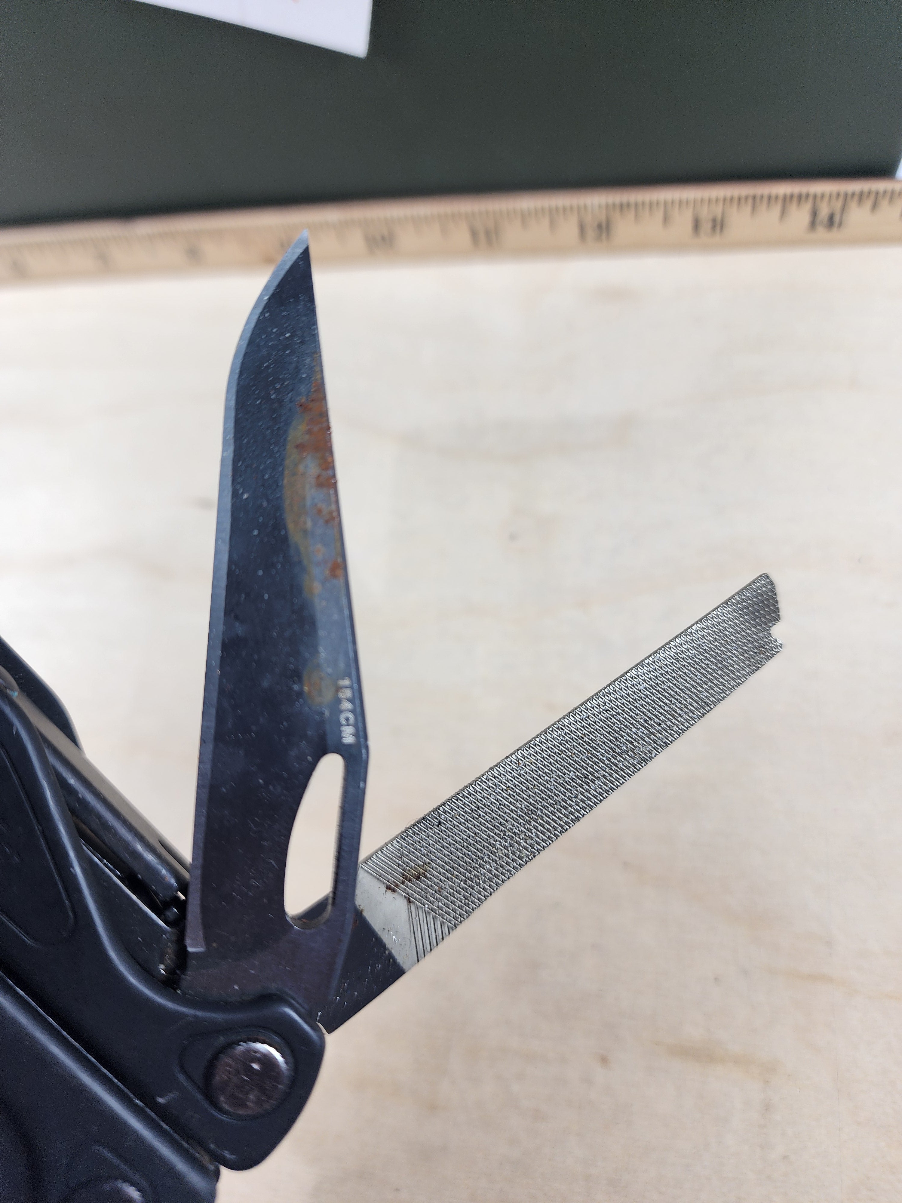 Leatherman Charge + #=-124 Light usage, dirty, rust spots