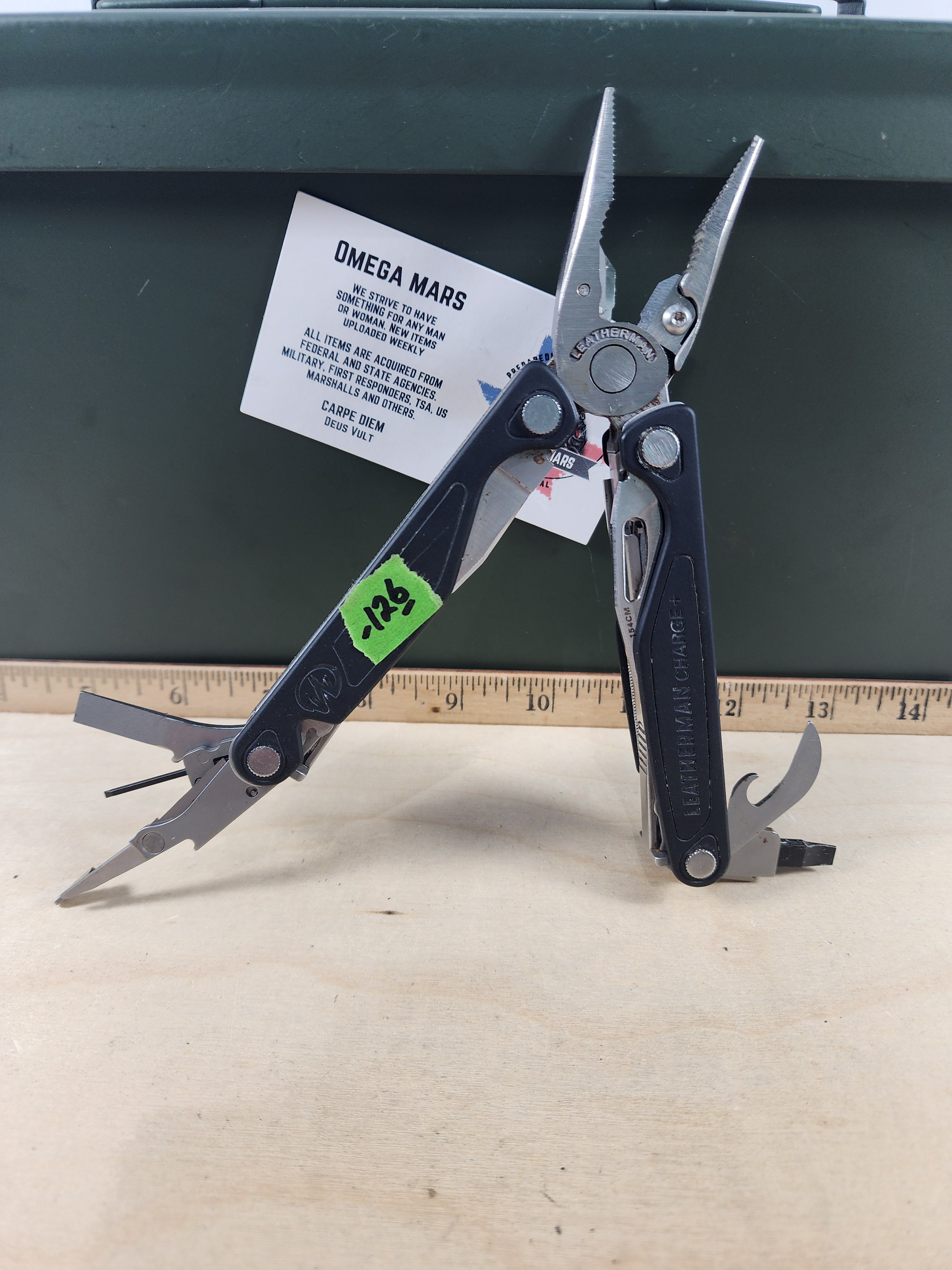 Leatherman Charge + #=-126 Light usage, dirty, rust spots