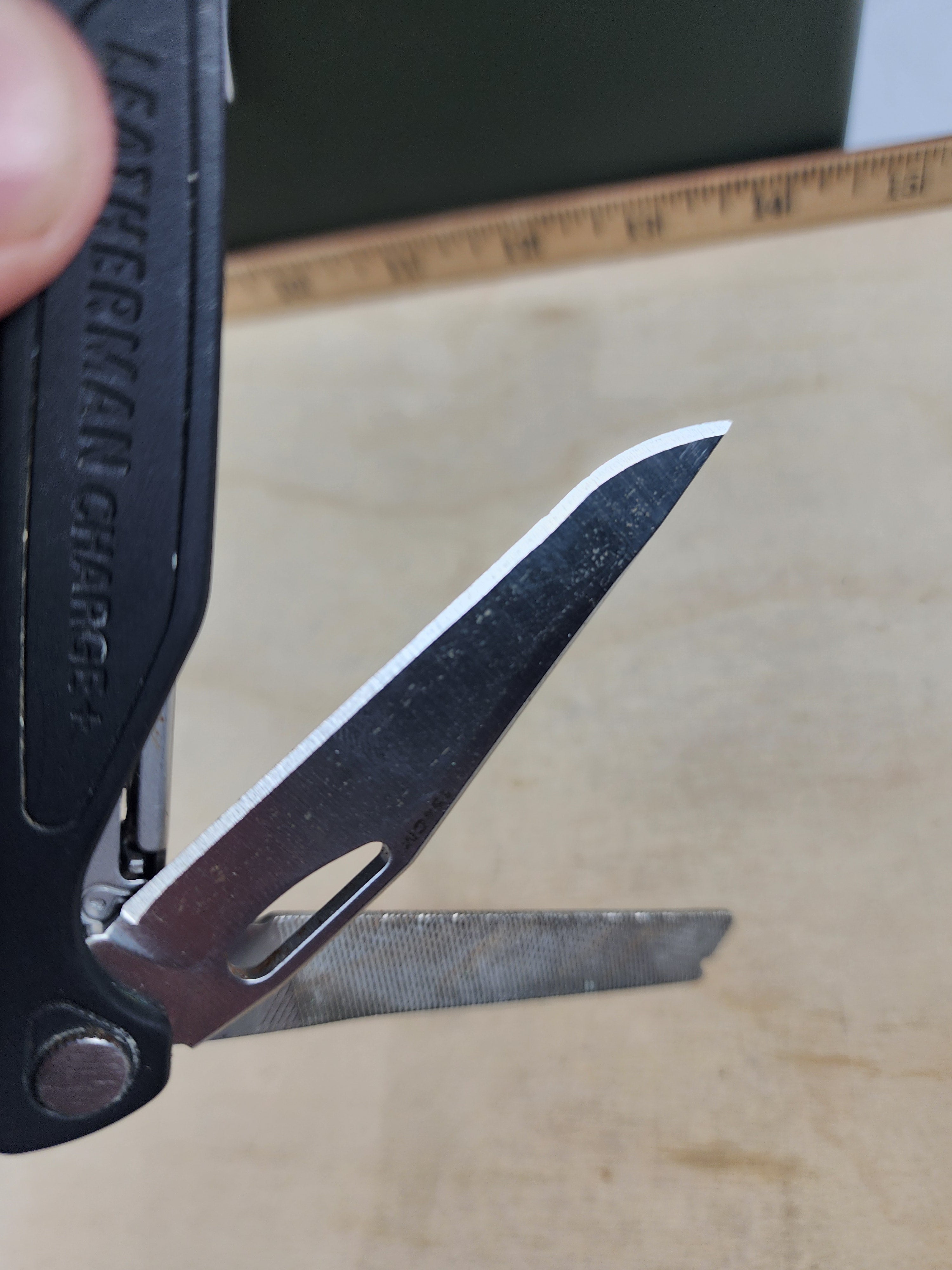 Leatherman Charge + #=-126 Light usage, dirty, rust spots