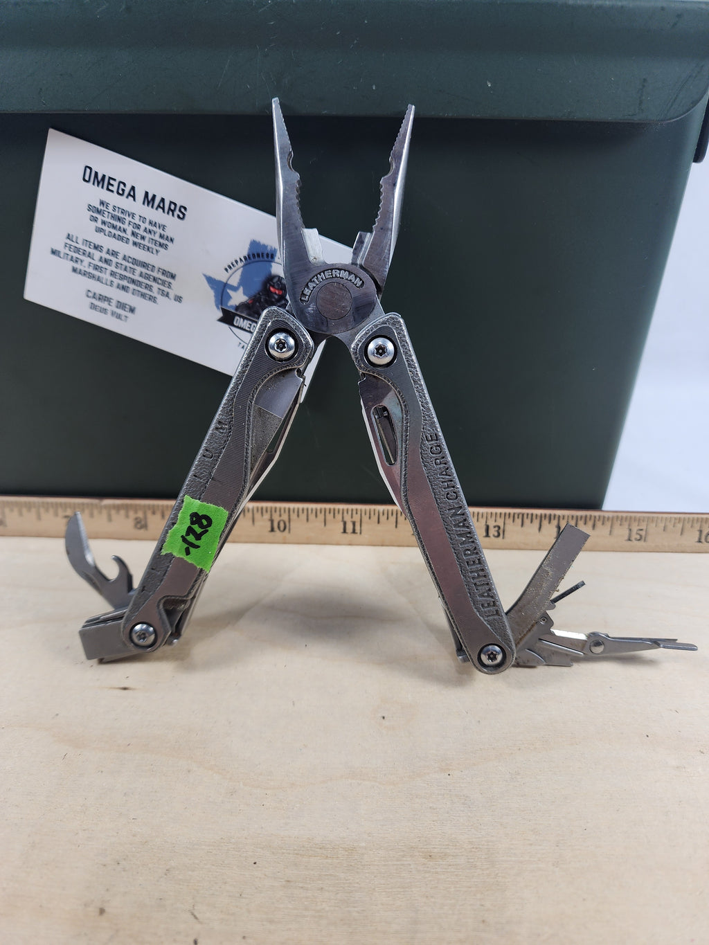 Leatherman Charge + TTi #=-128 Light usage, dirty