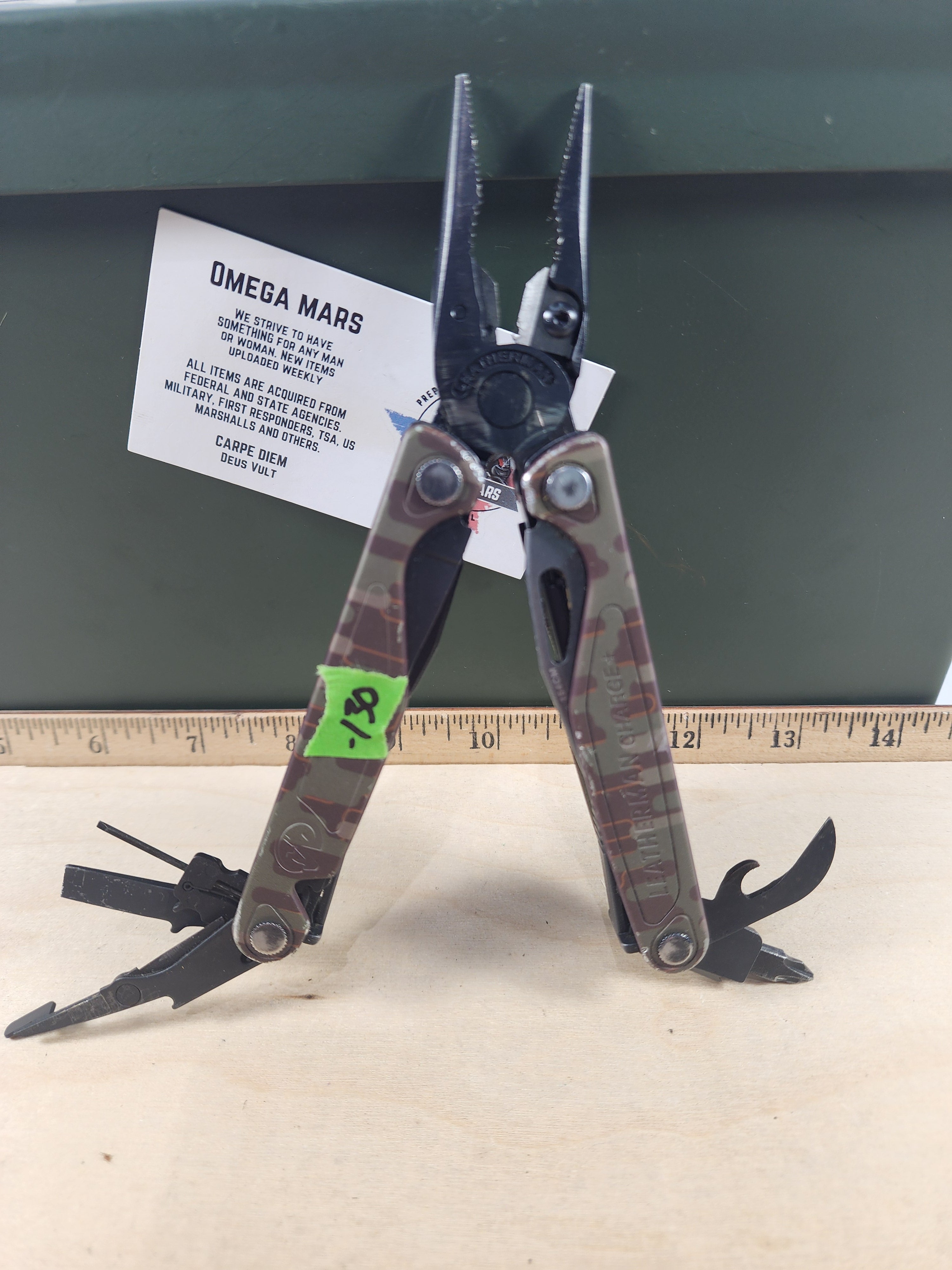 Leatherman Charge Plus #=-130 Woodland Camo - Limited edition, light usage.