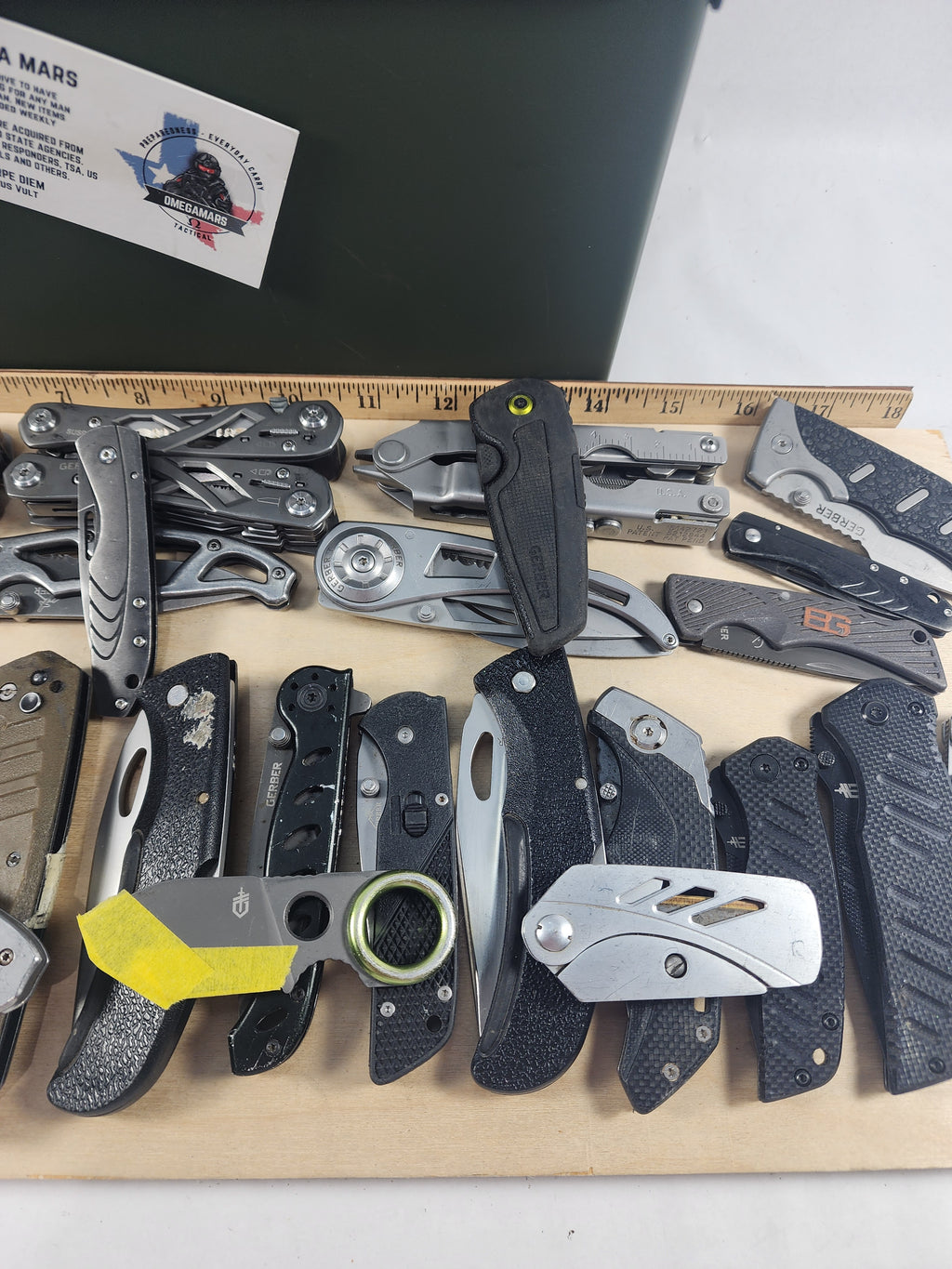 Gerber Mystery Box of 4 - 4.5 lbs, random multi tools and knives.