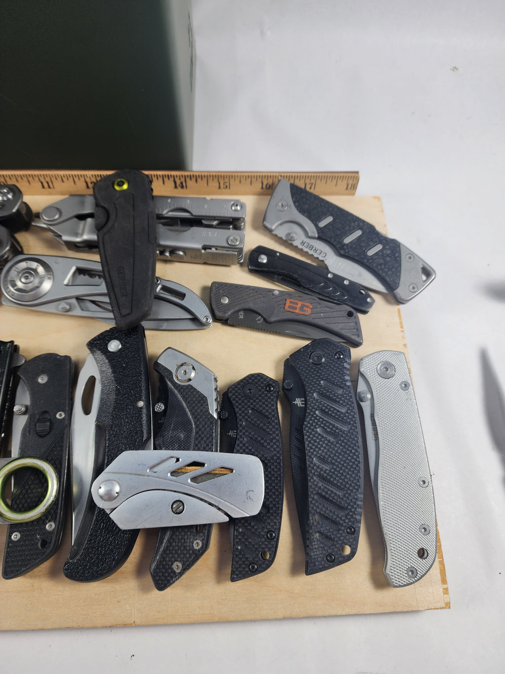 Gerber Mystery Box of 4 - 4.5 lbs, random multi tools and knives.
