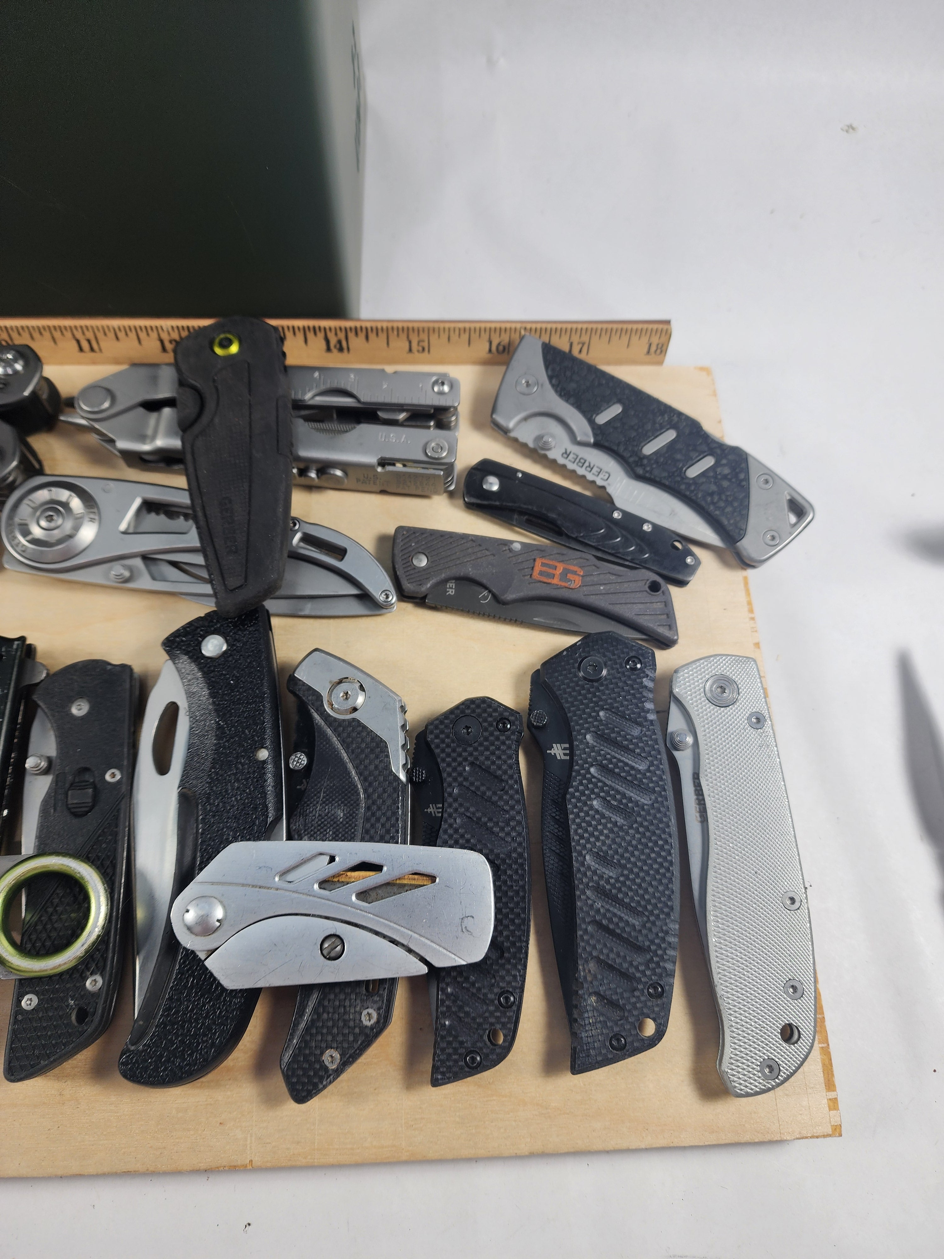 Gerber Mystery Box of 4 - 4.5 lbs, random multi tools and knives.