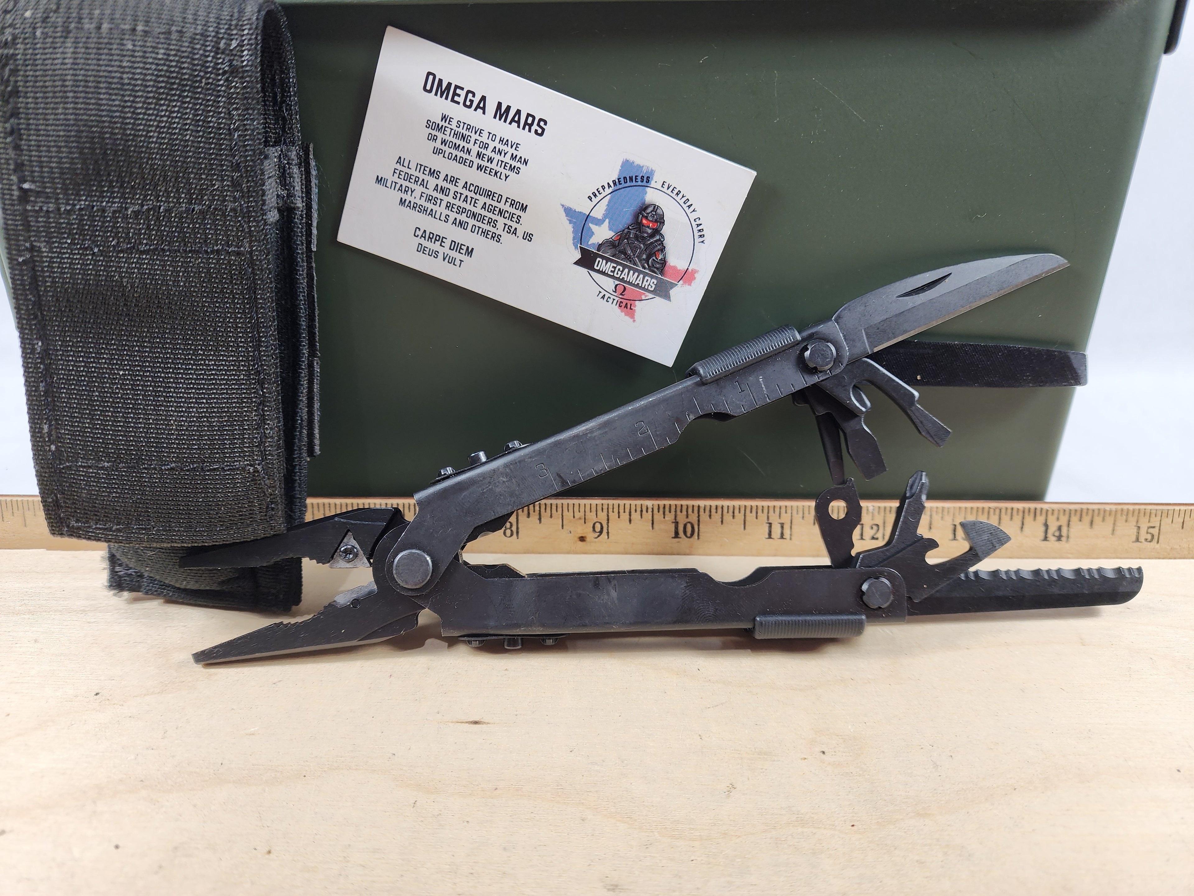 Gerber Multi-Plier 600 - Stainless/Black Carbide Cutters (MSRP $124.95)