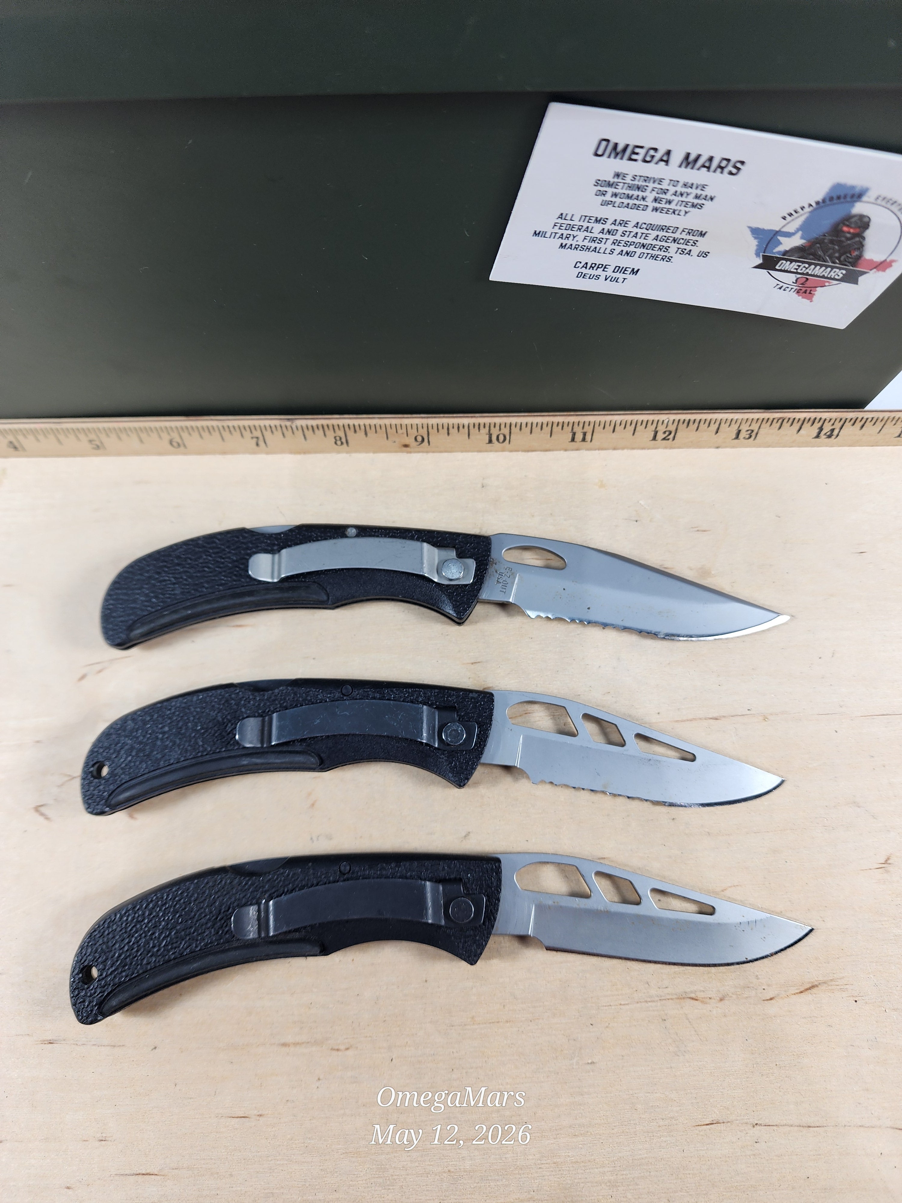 Gerber E-Z Out Skeleton Serrated/Plain - E-Z Out Junior Serrated/Plain. E-Z Out DPSF