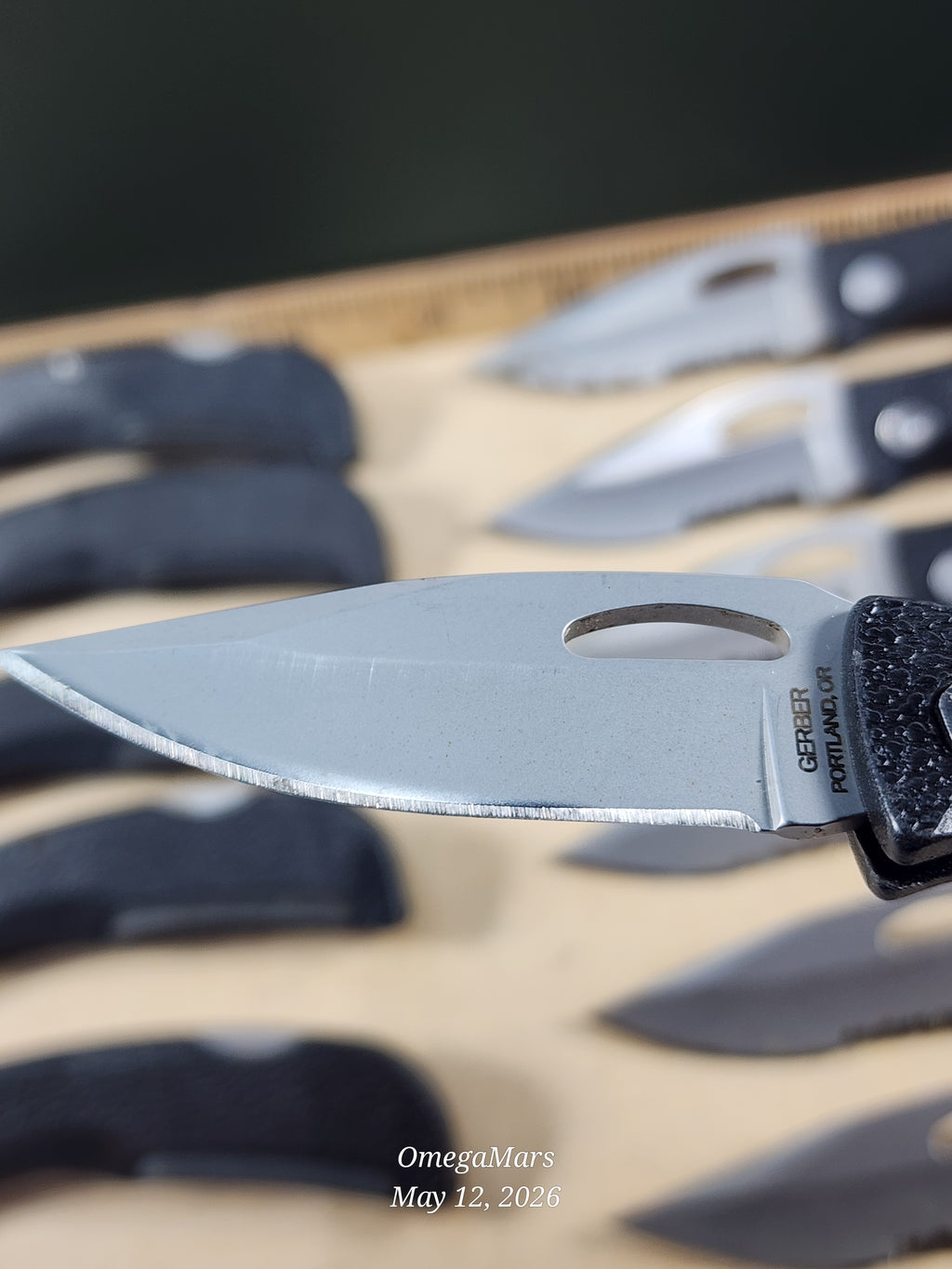 Gerber E-Z Out Skeleton Serrated/Plain - E-Z Out Junior Serrated/Plain. E-Z Out DPSF