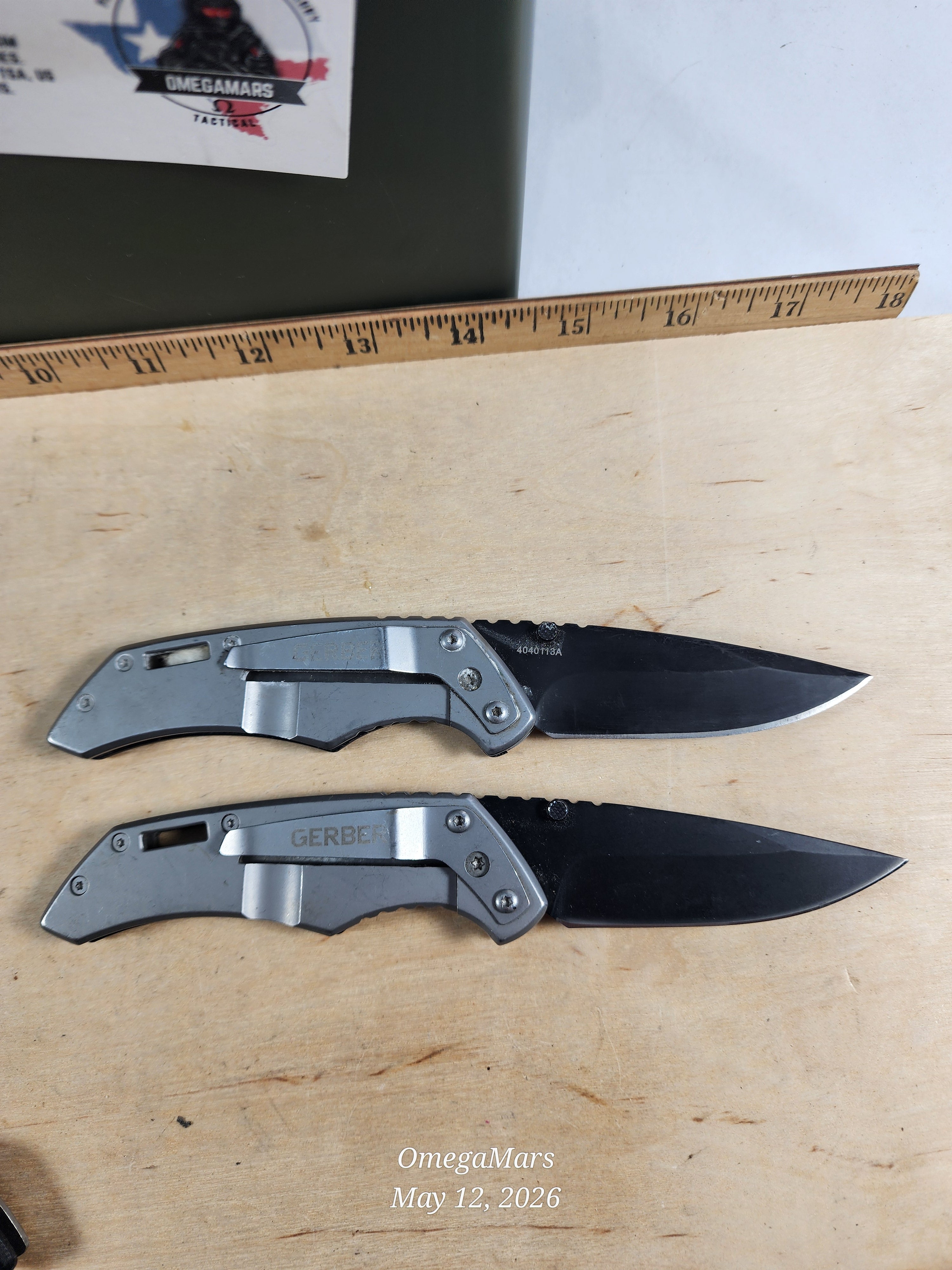 Gerber Contrast Drop Point Serrated Folding Knife 31-000596