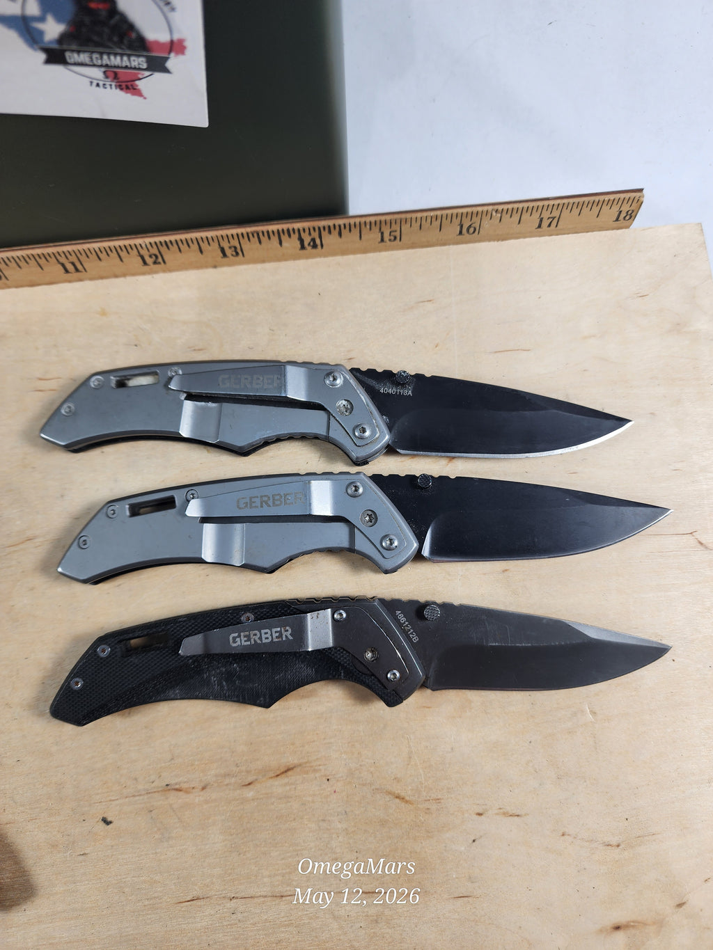 Gerber Contrast Drop Point Serrated Folding Knife 31-000596