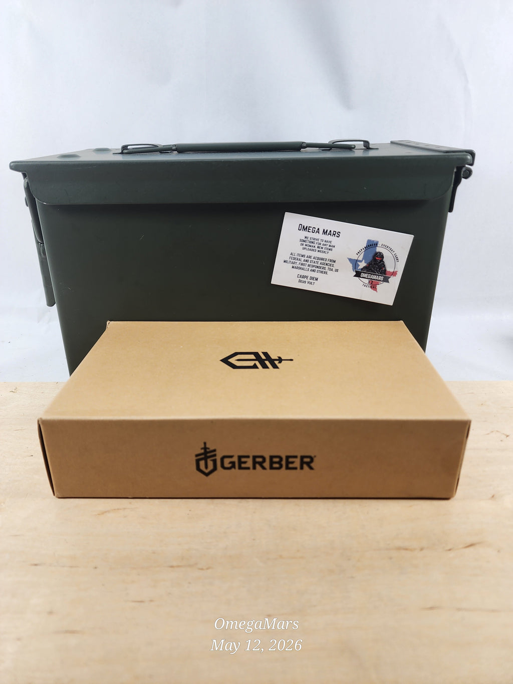Gerber Downwind Ulu Green G1824 Brand New