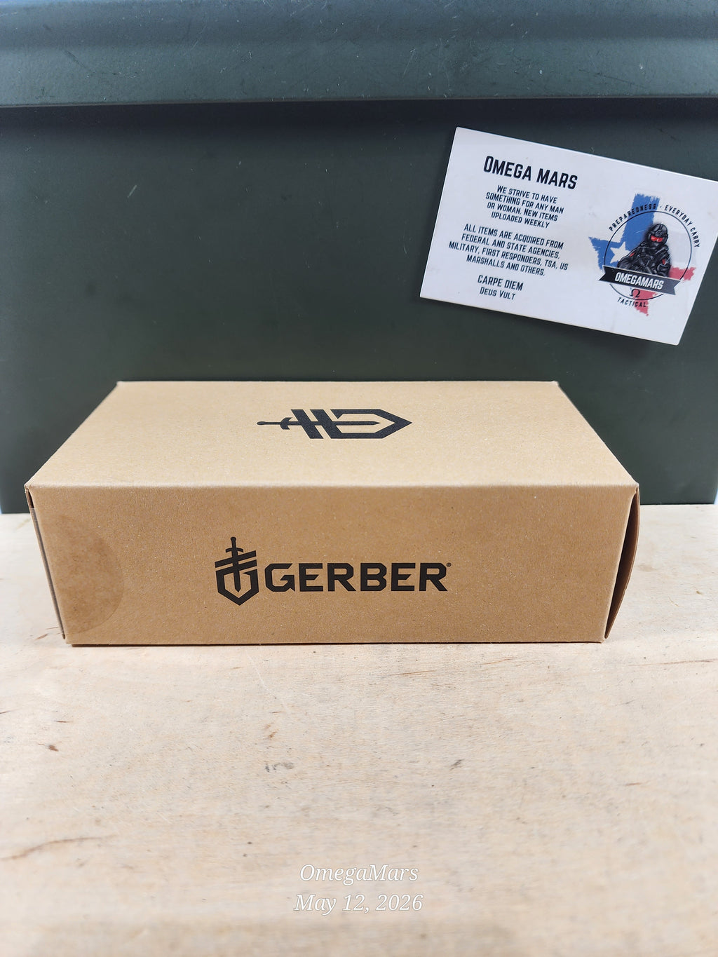 Gerber Confidant Linerlock Jade/Black - OD Nat - Brand New in box