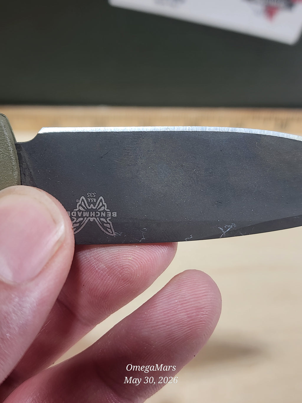 BENCHMADE 535 Bugout S30V - Light Usage - Dirty #1