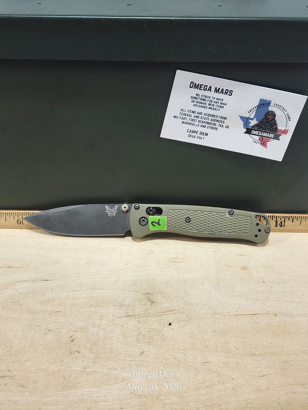 BENCHMADE 535 Bugout S30V - Light Usage - Dirty #2