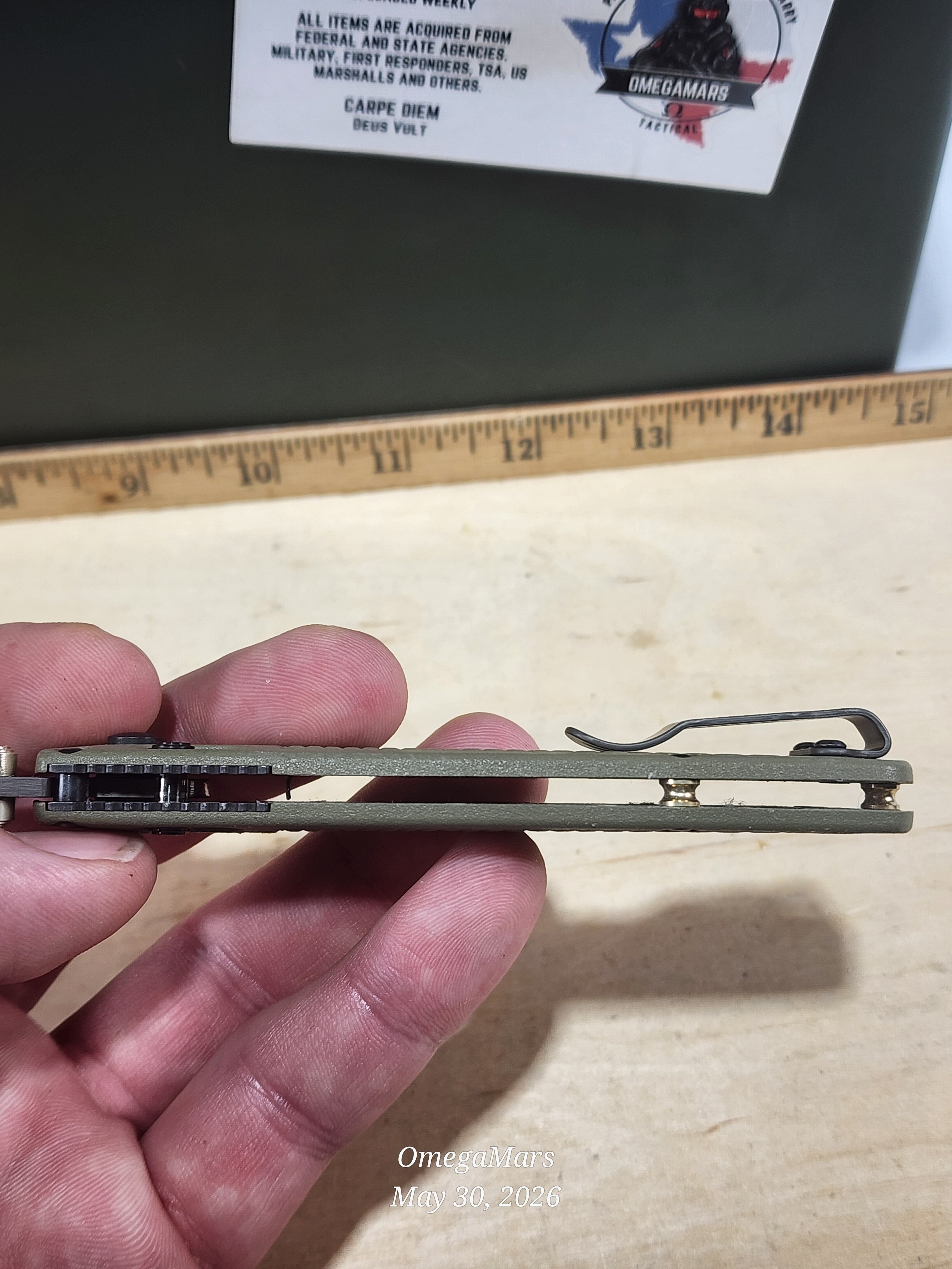 BENCHMADE 535 Bugout S30V - Light Usage - Dirty #2