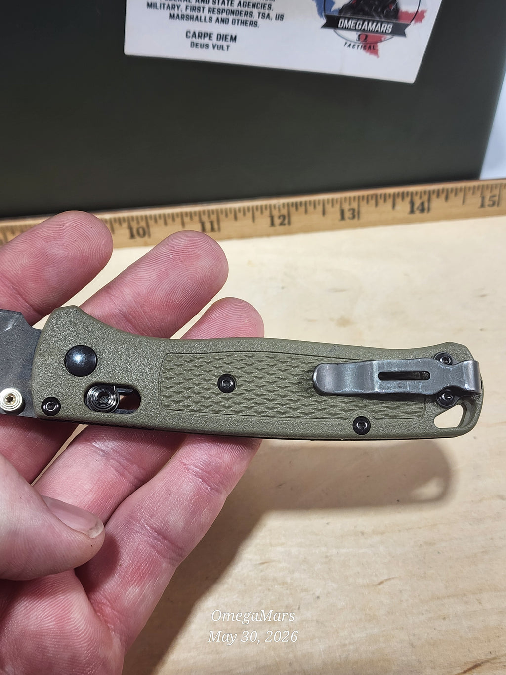 BENCHMADE 535 Bugout S30V - Light Usage - Dirty #2