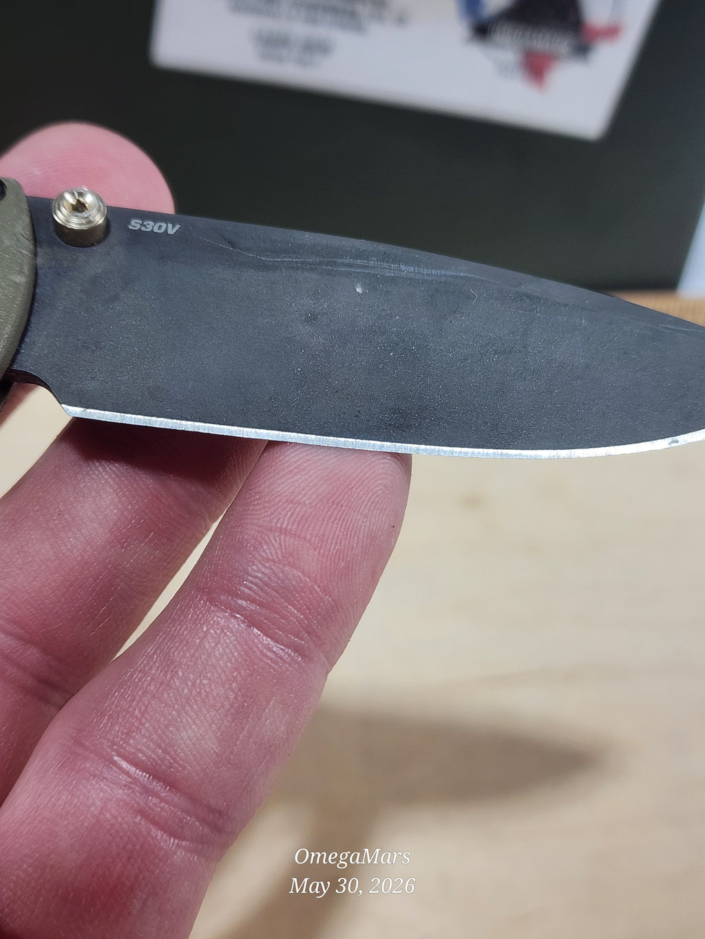 BENCHMADE 535 Bugout S30V - Light Usage - Dirty #2