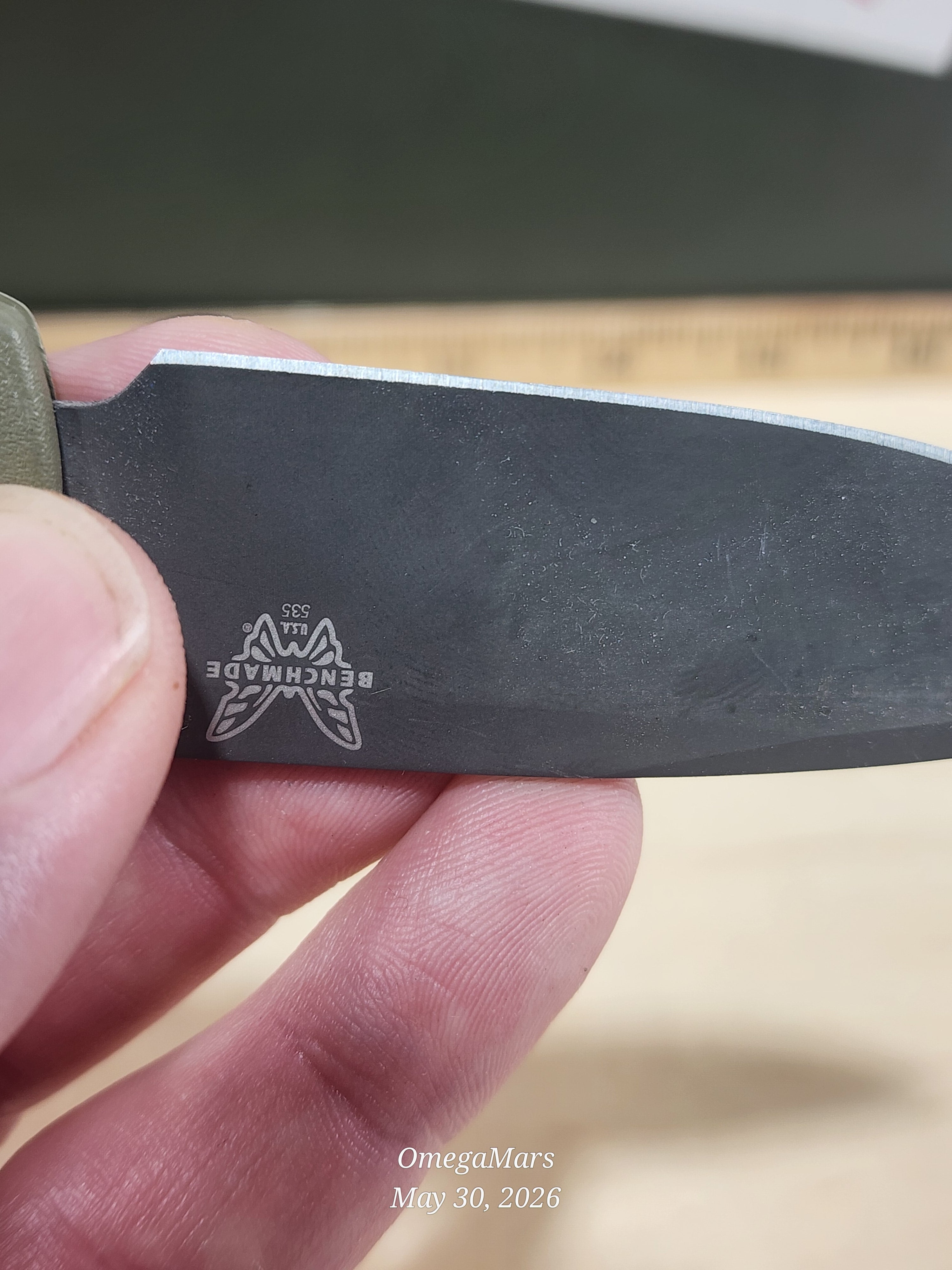 BENCHMADE 535 Bugout S30V - Light Usage - Dirty #2