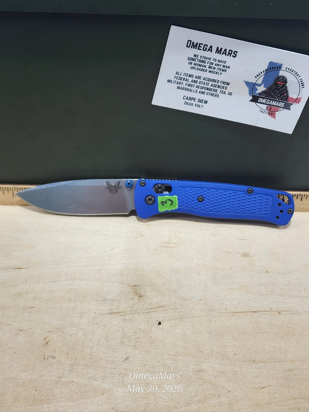BENCHMADE 535 Bugout S30V - Light Usage - Dirty #3